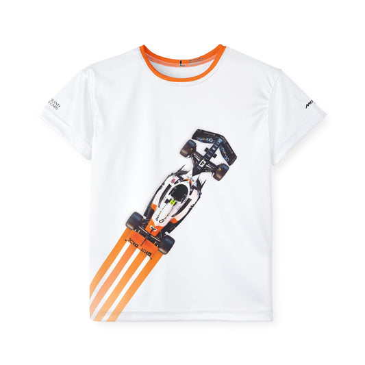 Kids Sports Jersey - Lando Norris Formula 1 inspired Design for Young Speed Enthusiasts