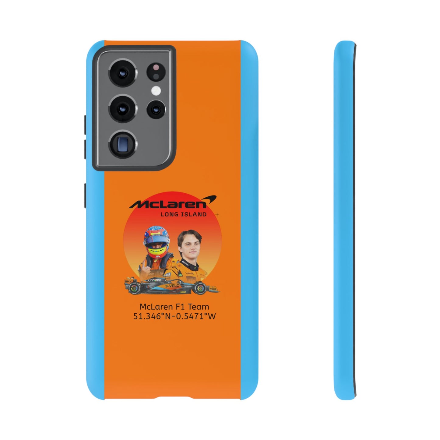 McLaren Long Island McLaren F1 inspired Oscar Piastri Impact-Resistant Phone Case - Sleek & Stylish