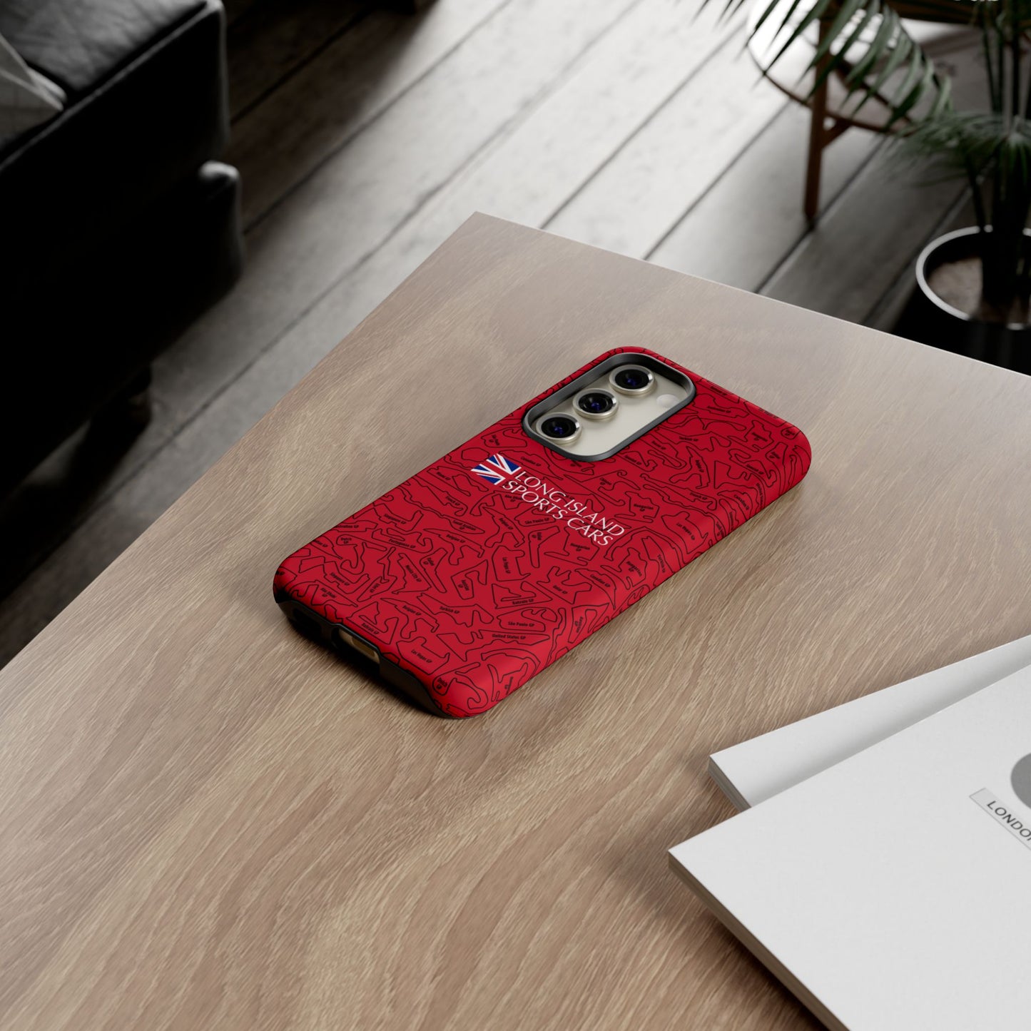Long Island Sports Cars F1 race Track Inspired Impact-Resistant Phone Case