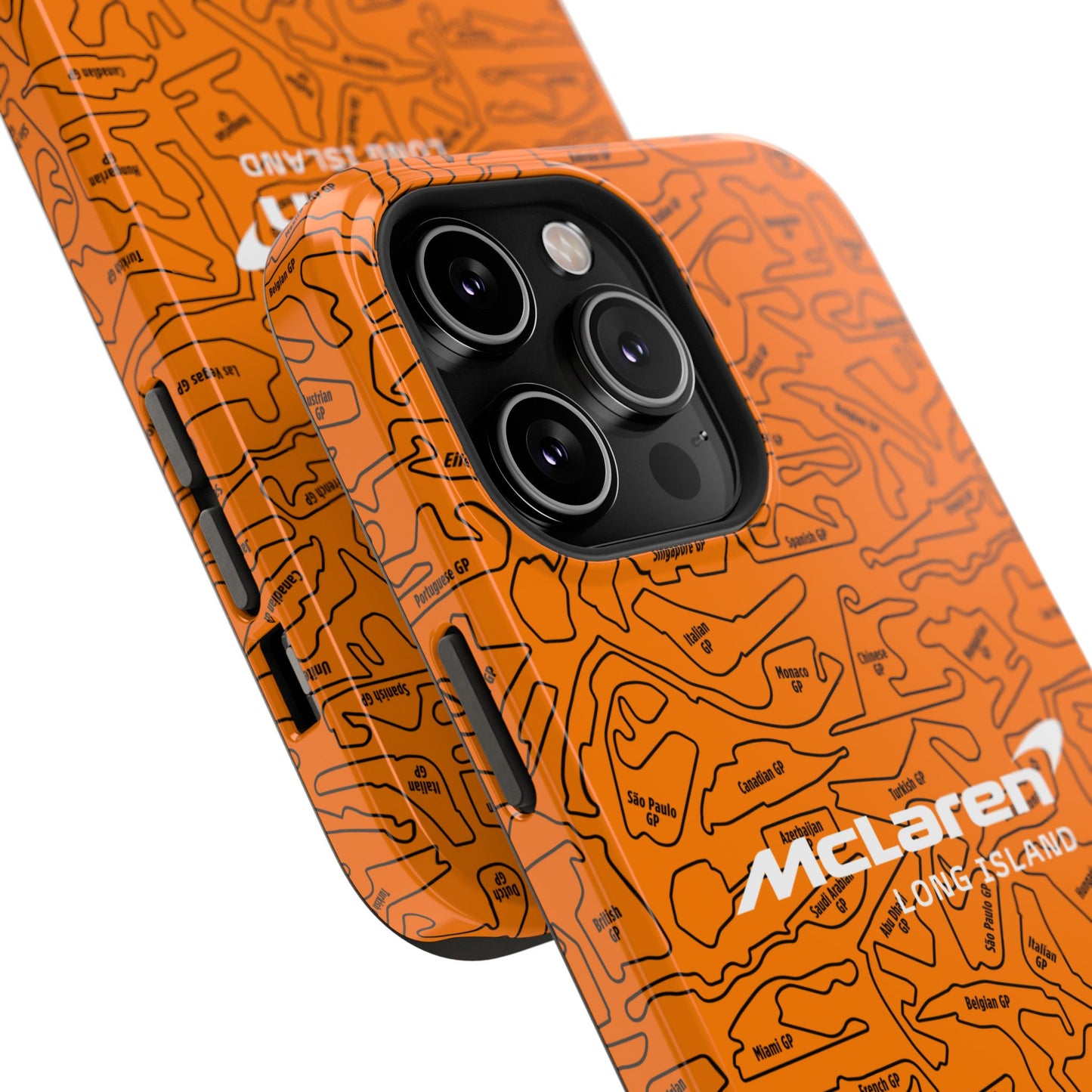 McLaren Long Island F1 race Track Inspired Impact-Resistant Phone Case