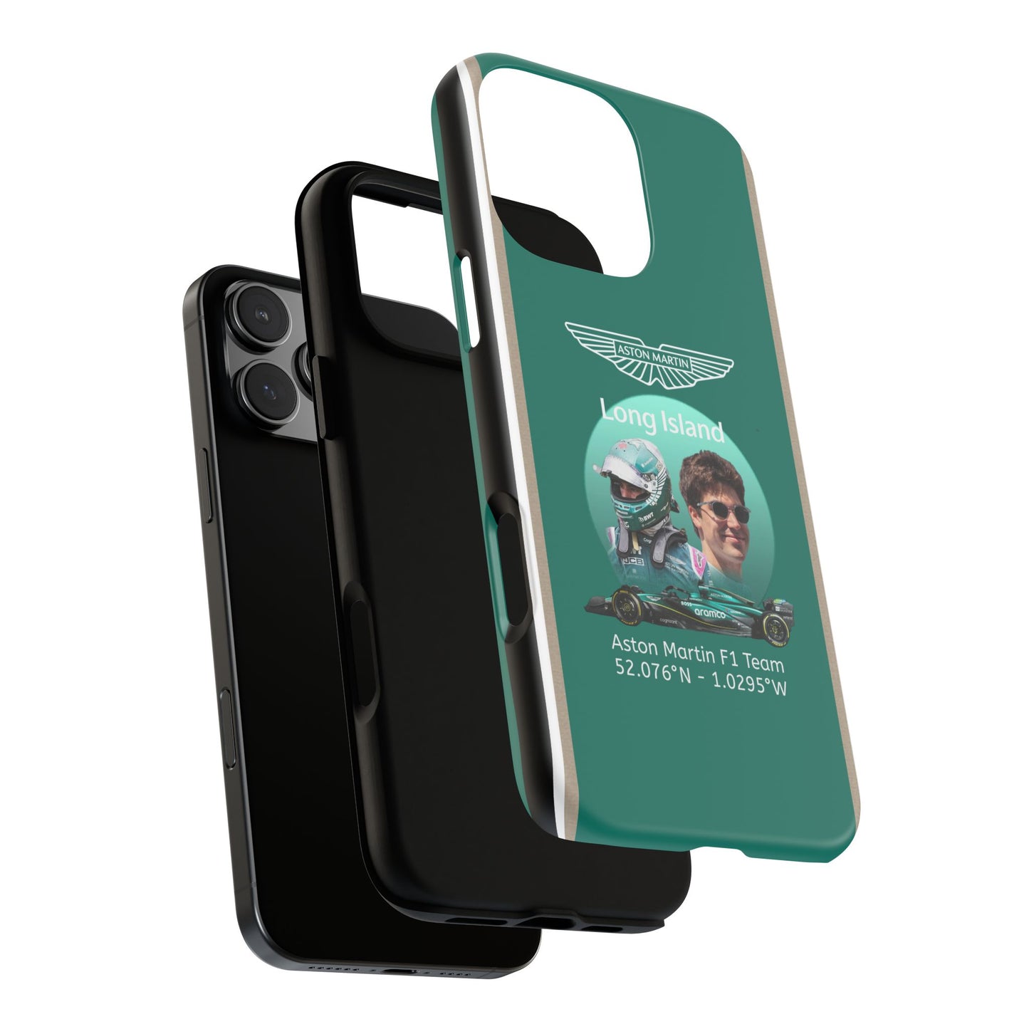 Aston Martin Long Island F1 inspired Lance Stroll Impact-Resistant Phone Case - Sleek & Stylish