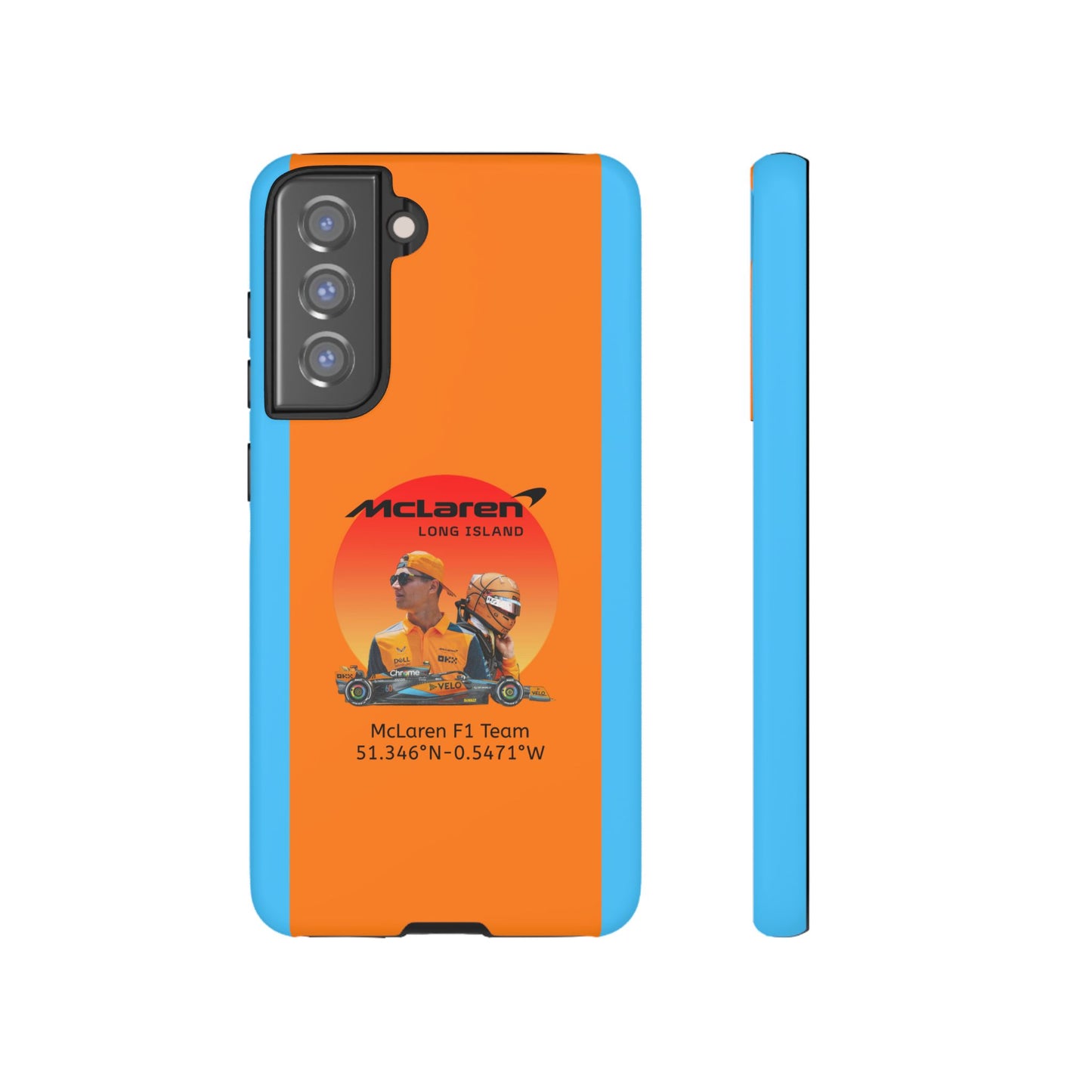 McLaren Long Island McLaren F1 inspired Lando Norris Impact-Resistant Phone Case - Sleek & Stylish