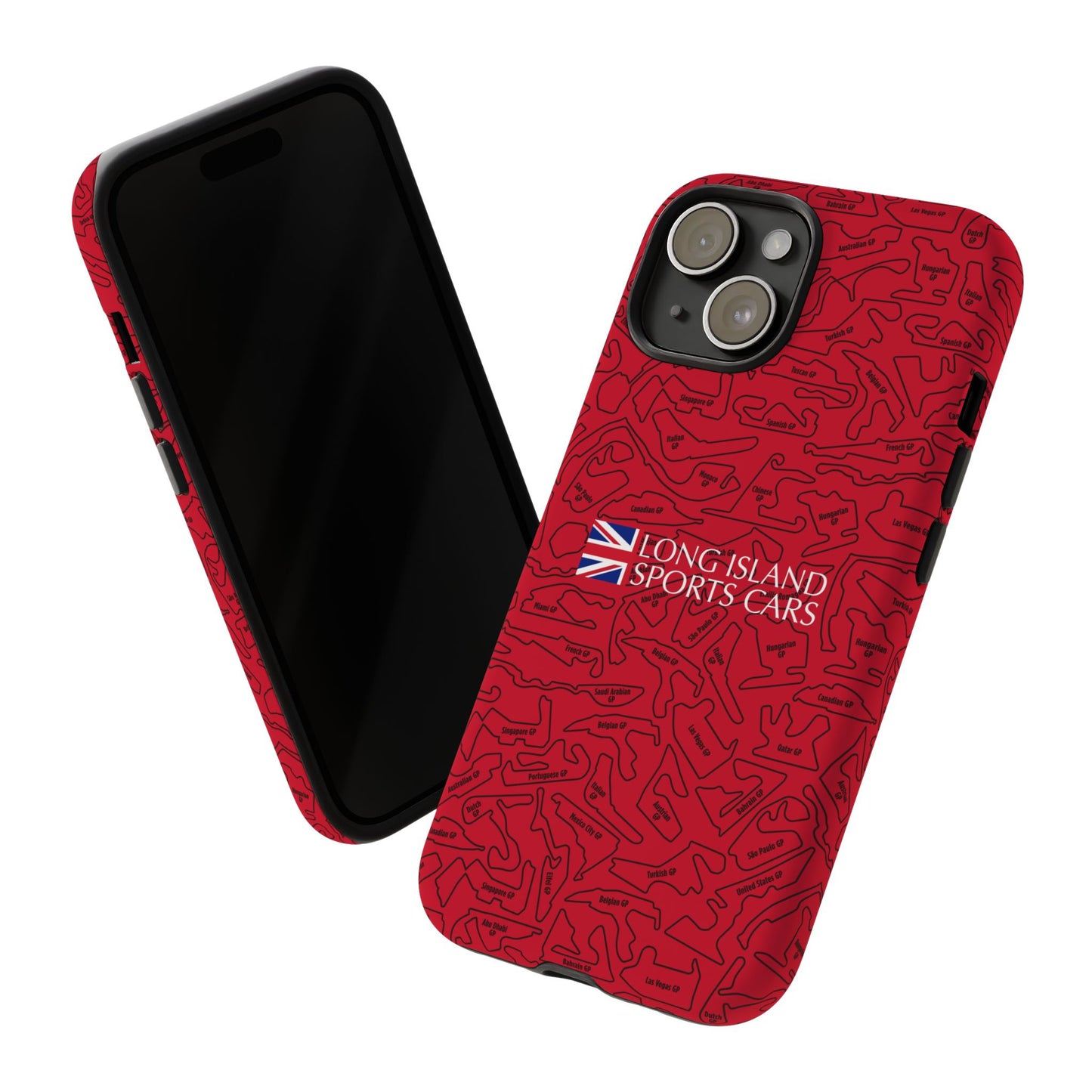 Long Island Sports Cars F1 race Track Inspired Impact-Resistant Phone Case