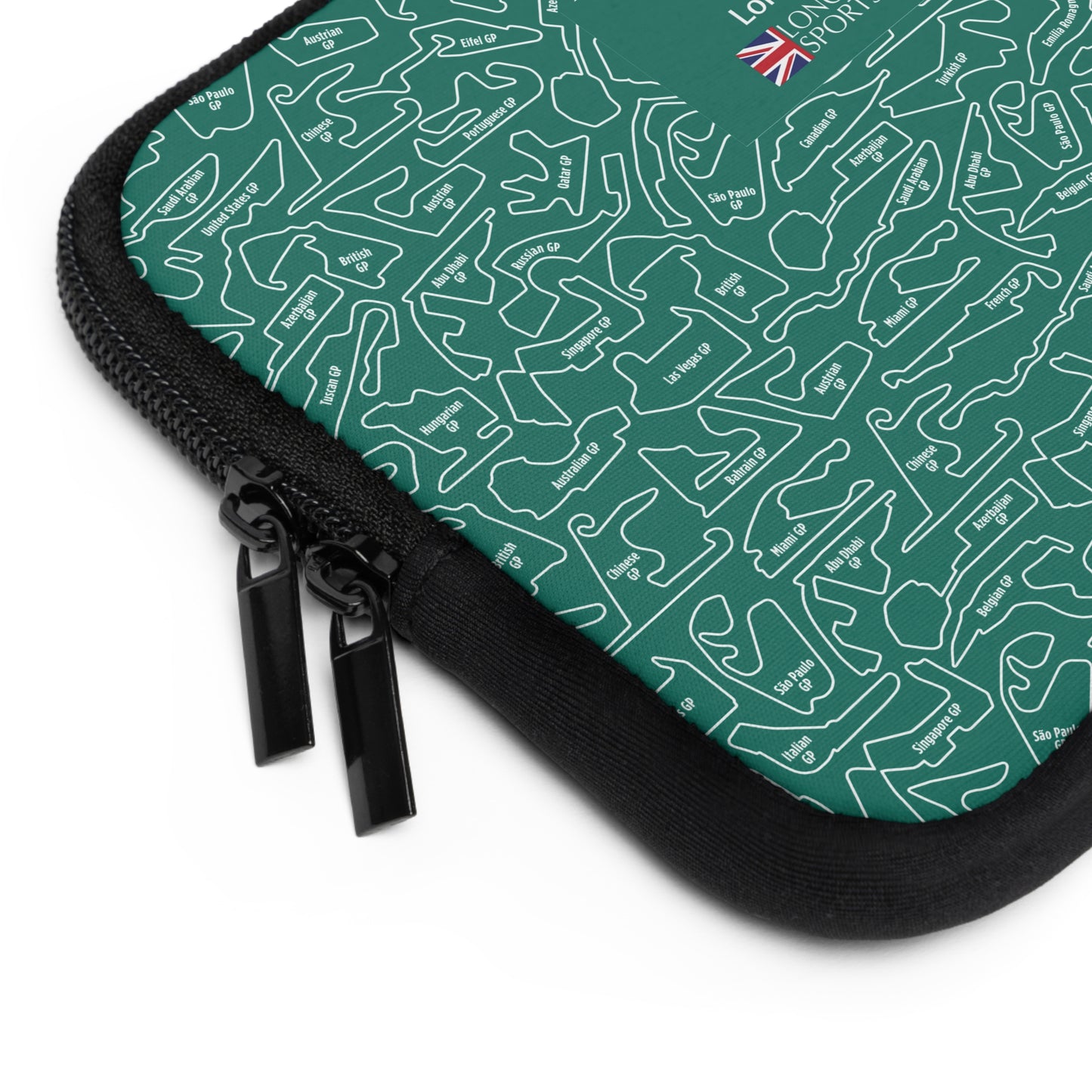 Aston Martin Long Island F1 Racetrack Laptop Sleeve