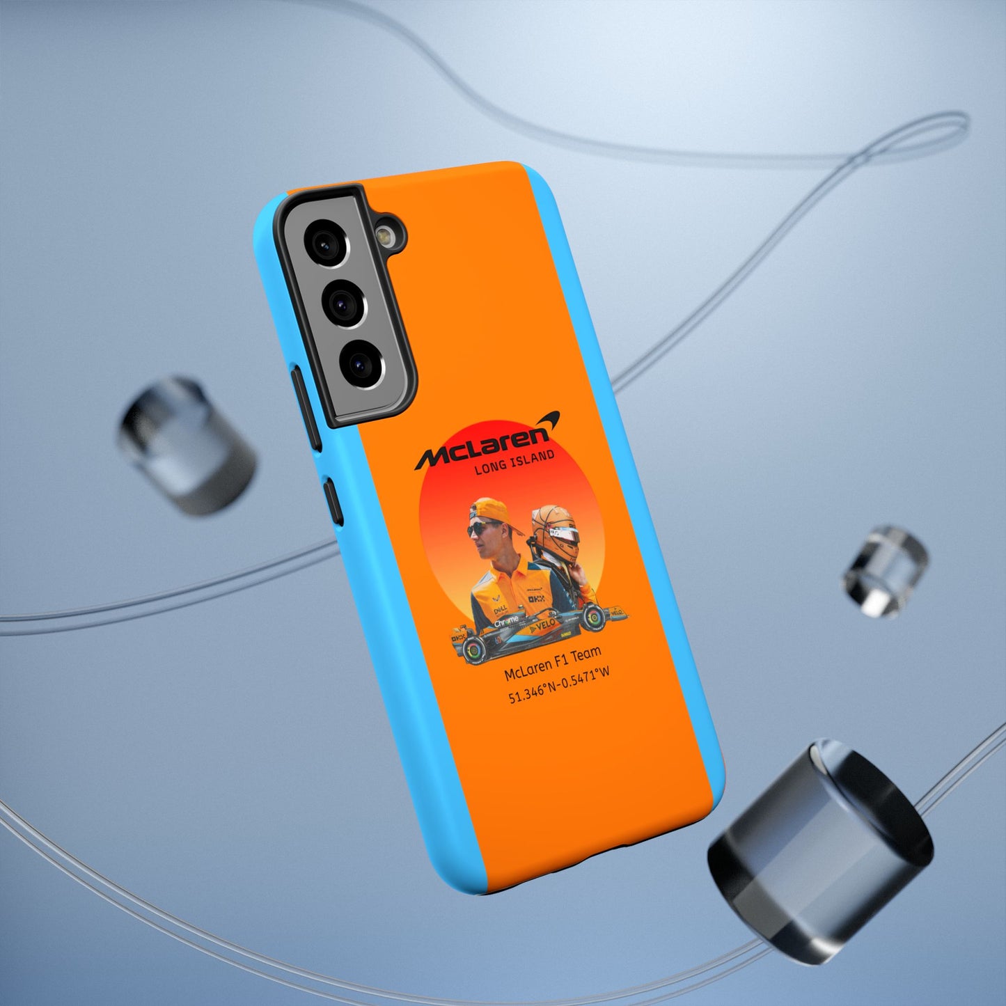 McLaren Long Island McLaren F1 inspired Lando Norris Impact-Resistant Phone Case - Sleek & Stylish