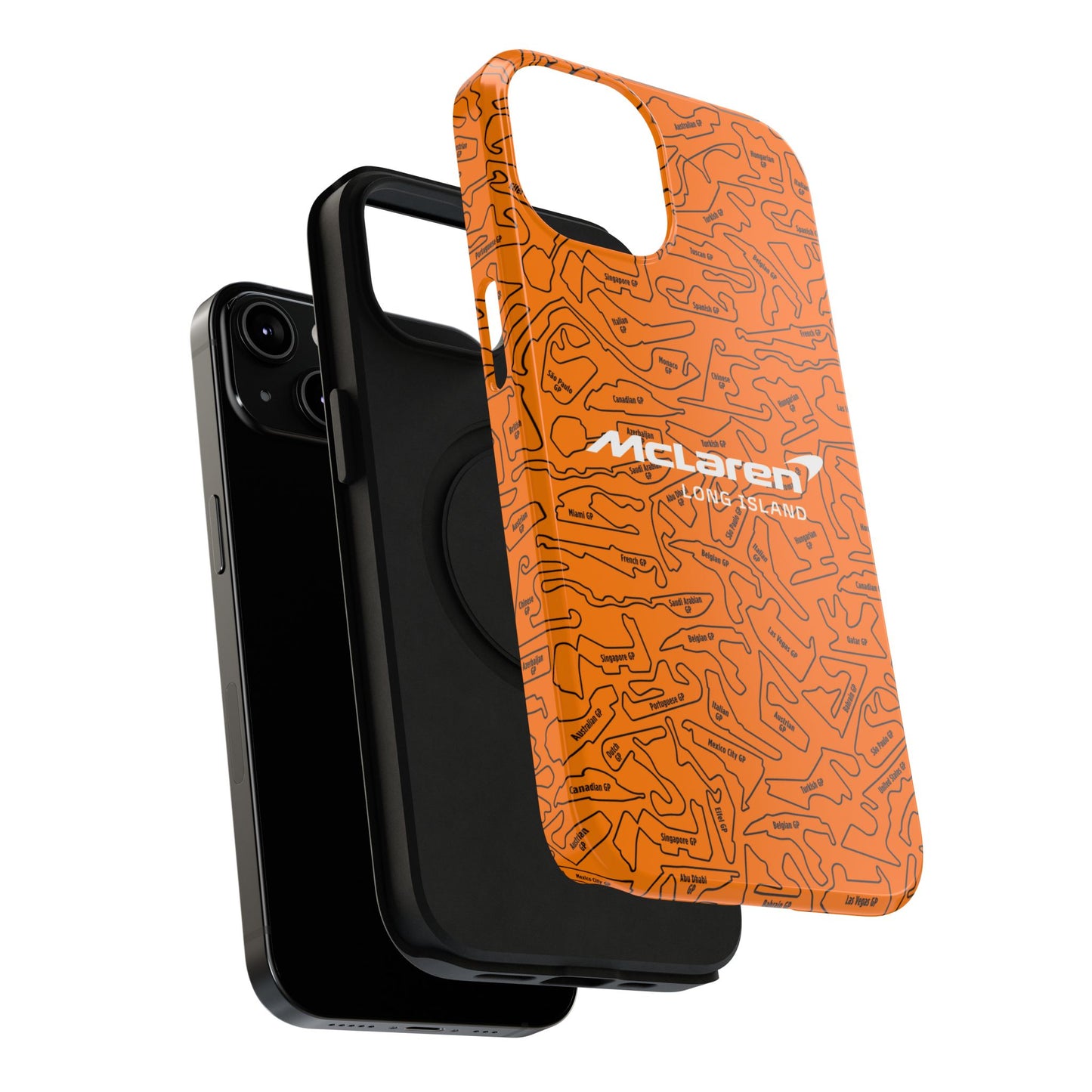 McLaren Long Island F1 race Track Inspired Impact-Resistant Phone Case