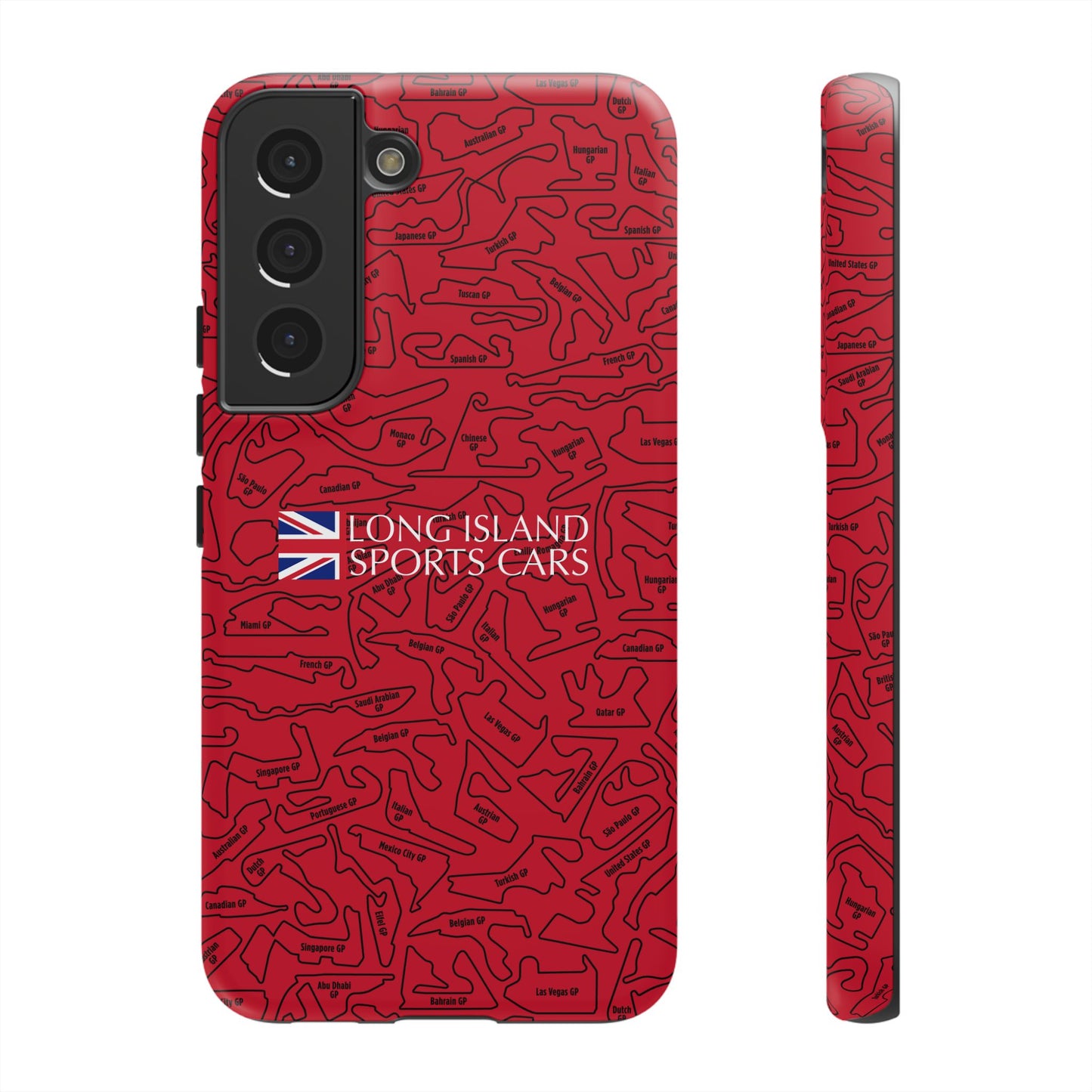 Long Island Sports Cars F1 race Track Inspired Impact-Resistant Phone Case