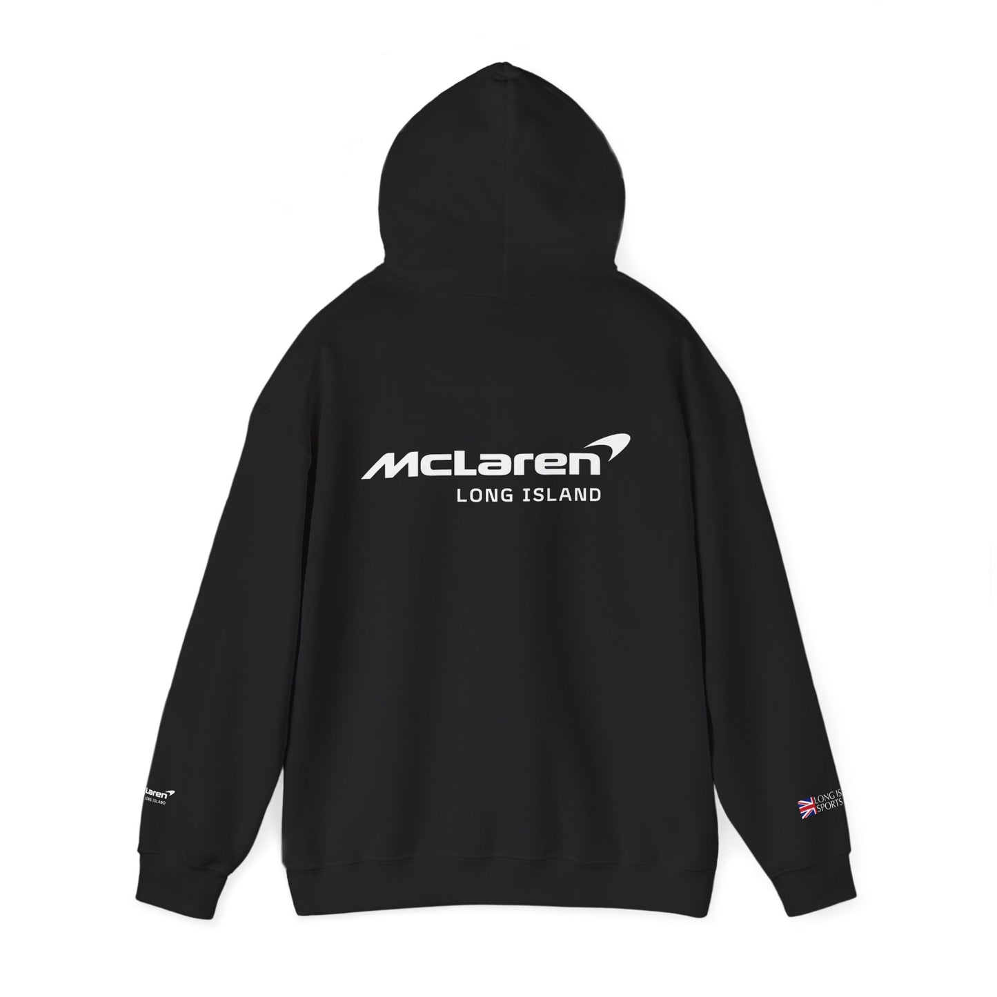 Long Island Sports Cars|McLaren Long Island Fleece Hoodie for Car Enthusiasts