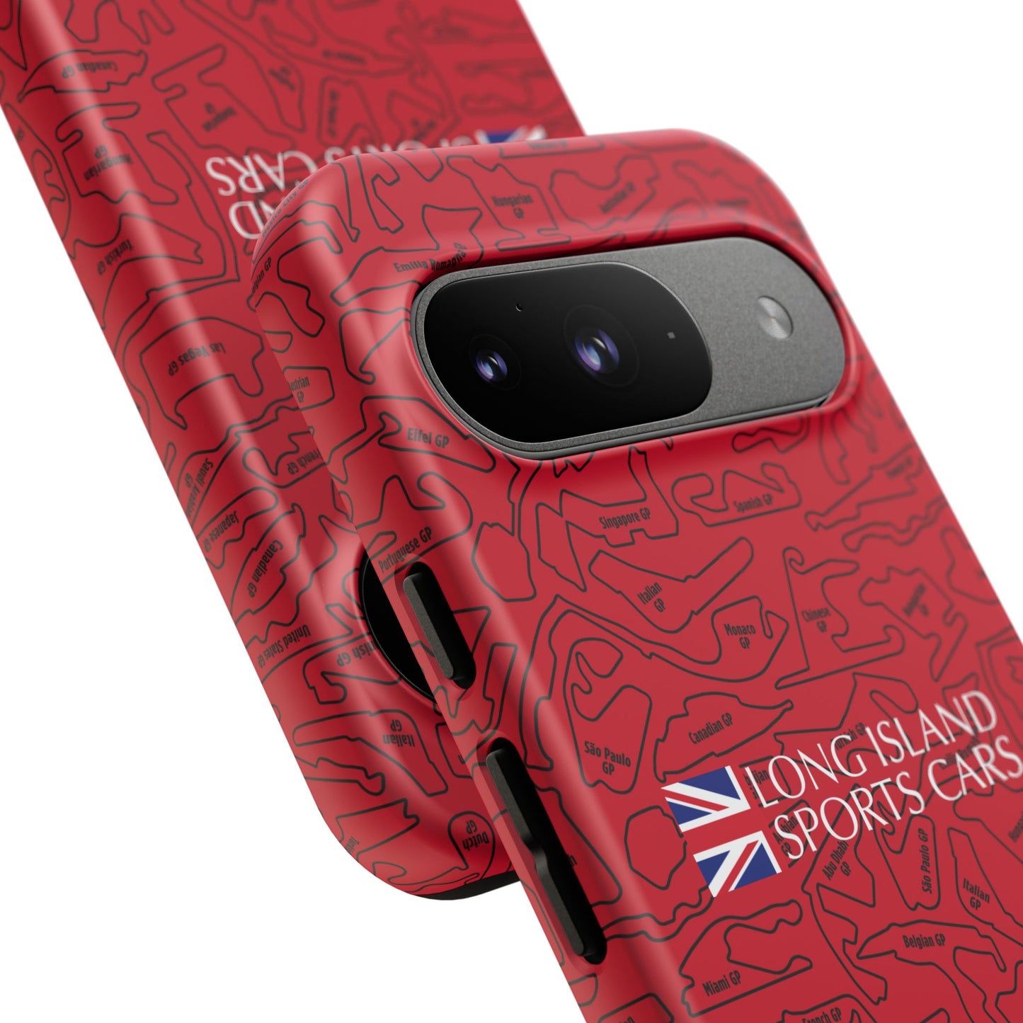 Long Island Sports Cars F1 race Track Inspired Impact-Resistant Phone Case