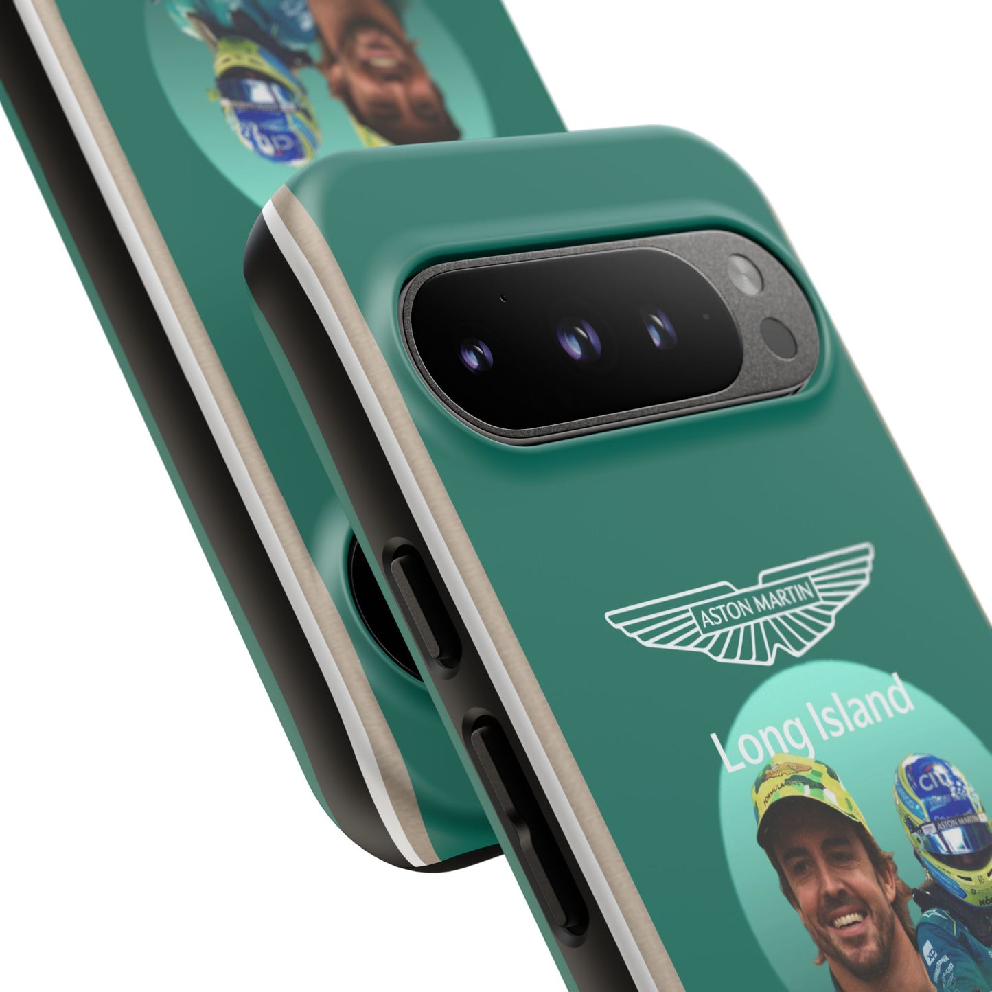 Aston Martin Long Island F1 inspired Fernando Alonso Impact-Resistant Phone Case - Sleek & Stylish