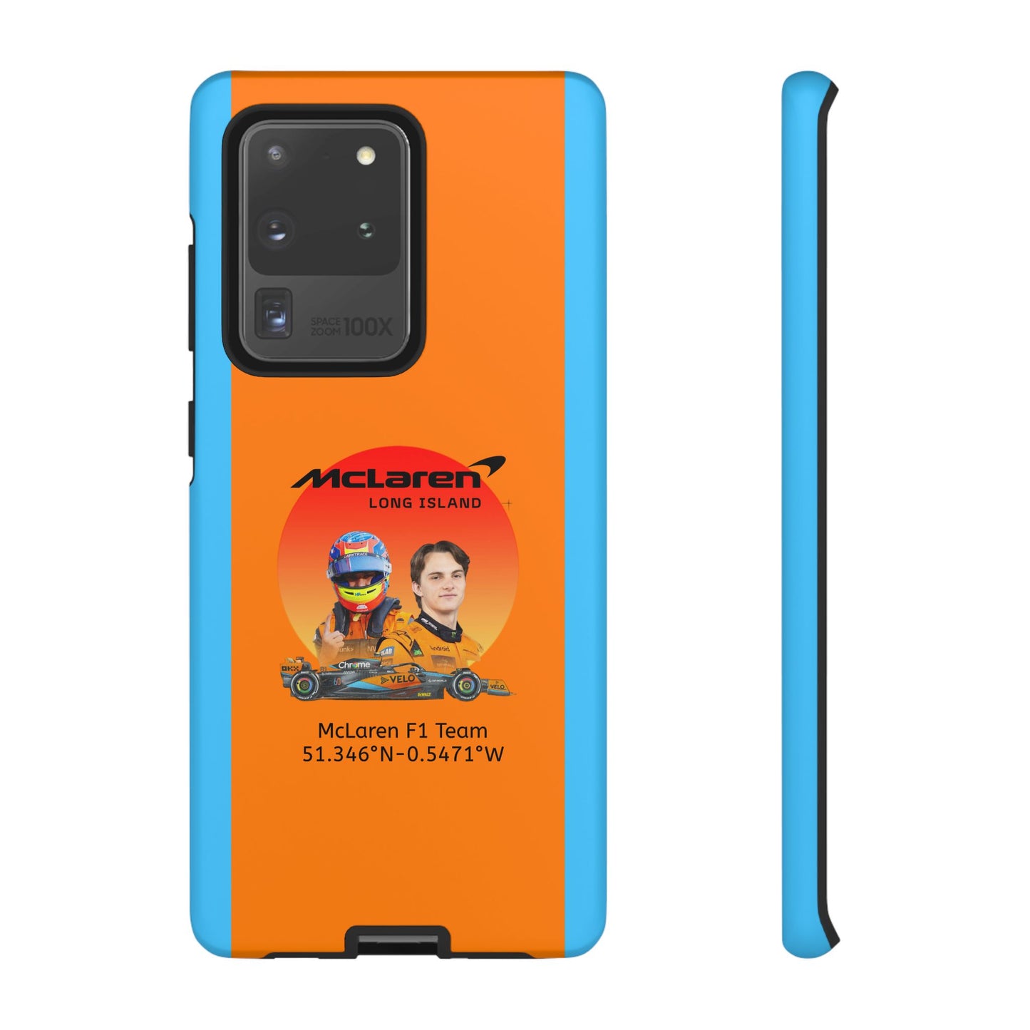 McLaren Long Island McLaren F1 inspired Oscar Piastri Impact-Resistant Phone Case - Sleek & Stylish