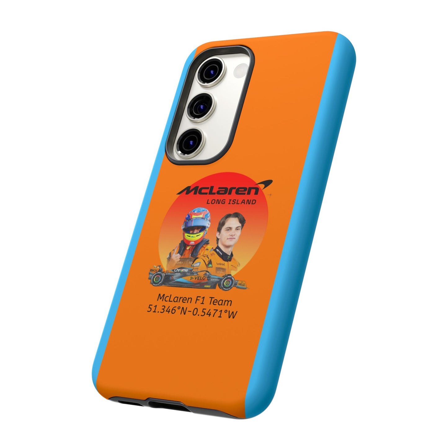 McLaren Long Island McLaren F1 inspired Oscar Piastri Impact-Resistant Phone Case - Sleek & Stylish