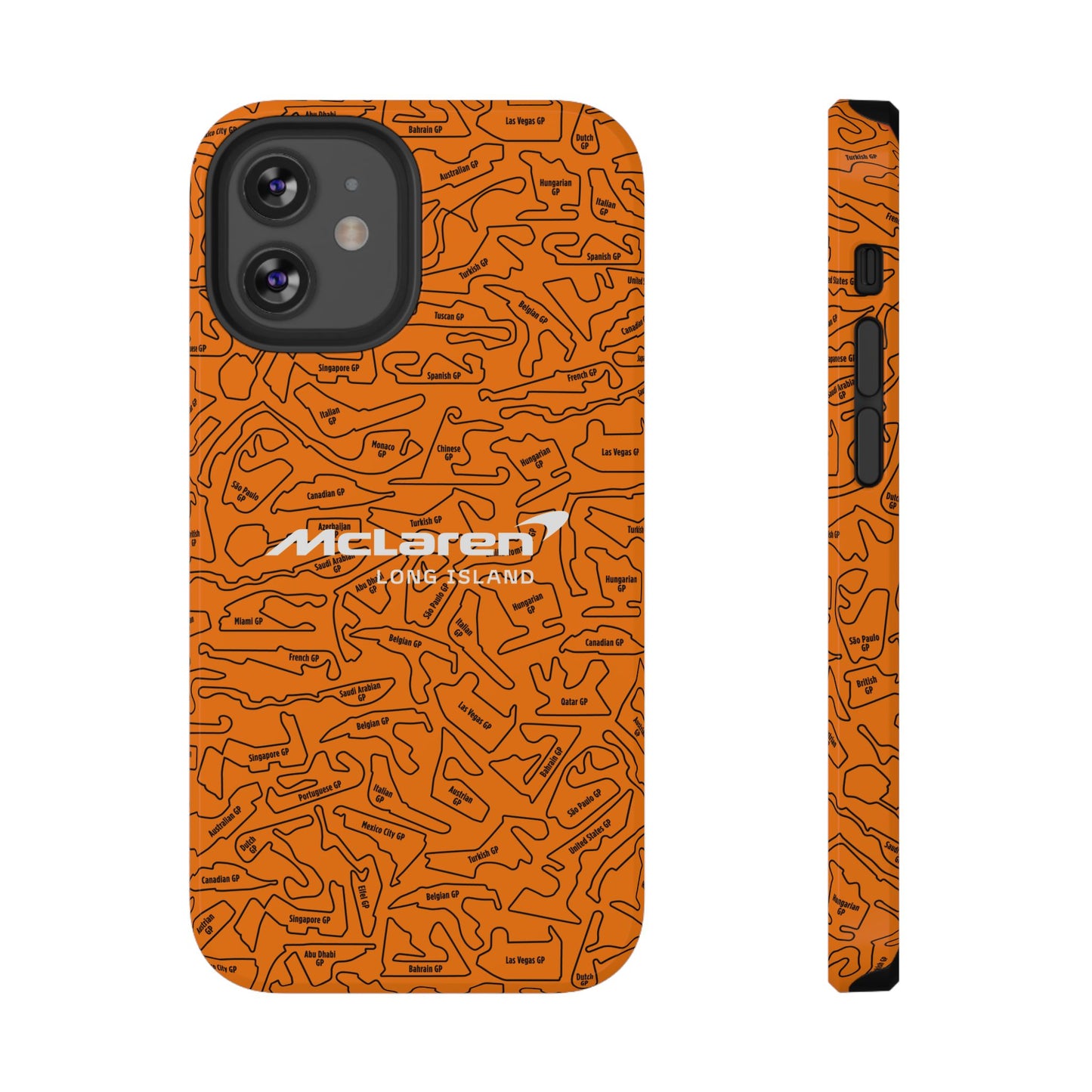 McLaren Long Island F1 race Track Inspired Impact-Resistant Phone Case