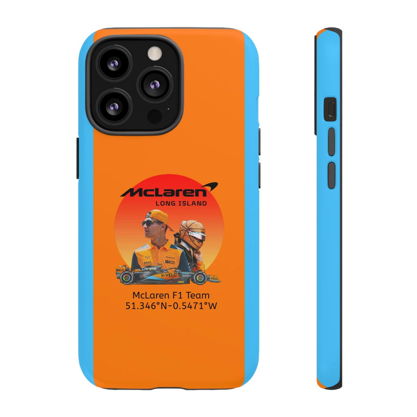McLaren Long Island McLaren F1 inspired Lando Norris Impact-Resistant Phone Case - Sleek & Stylish