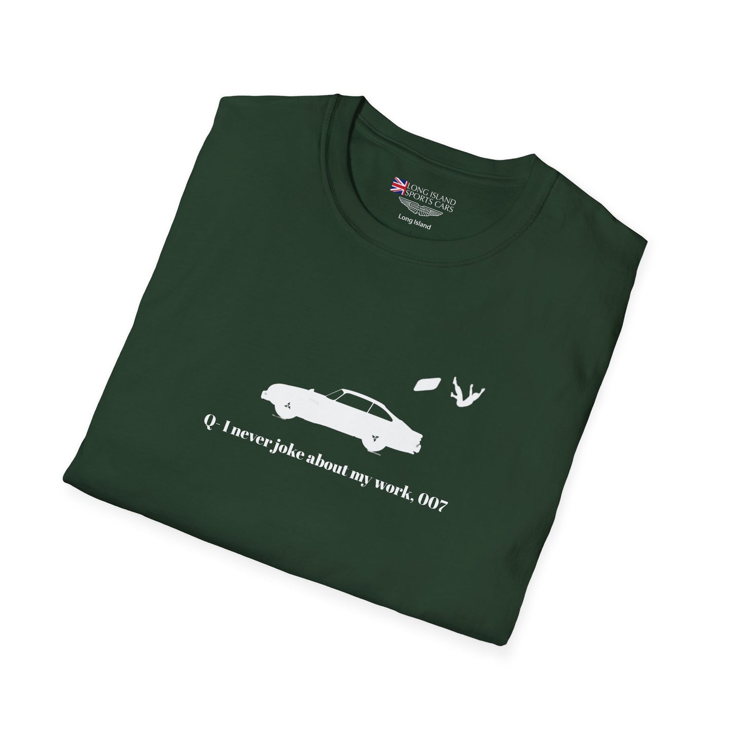 I never joke about my work, 007. Bond-Inspired Unisex T-Shirt