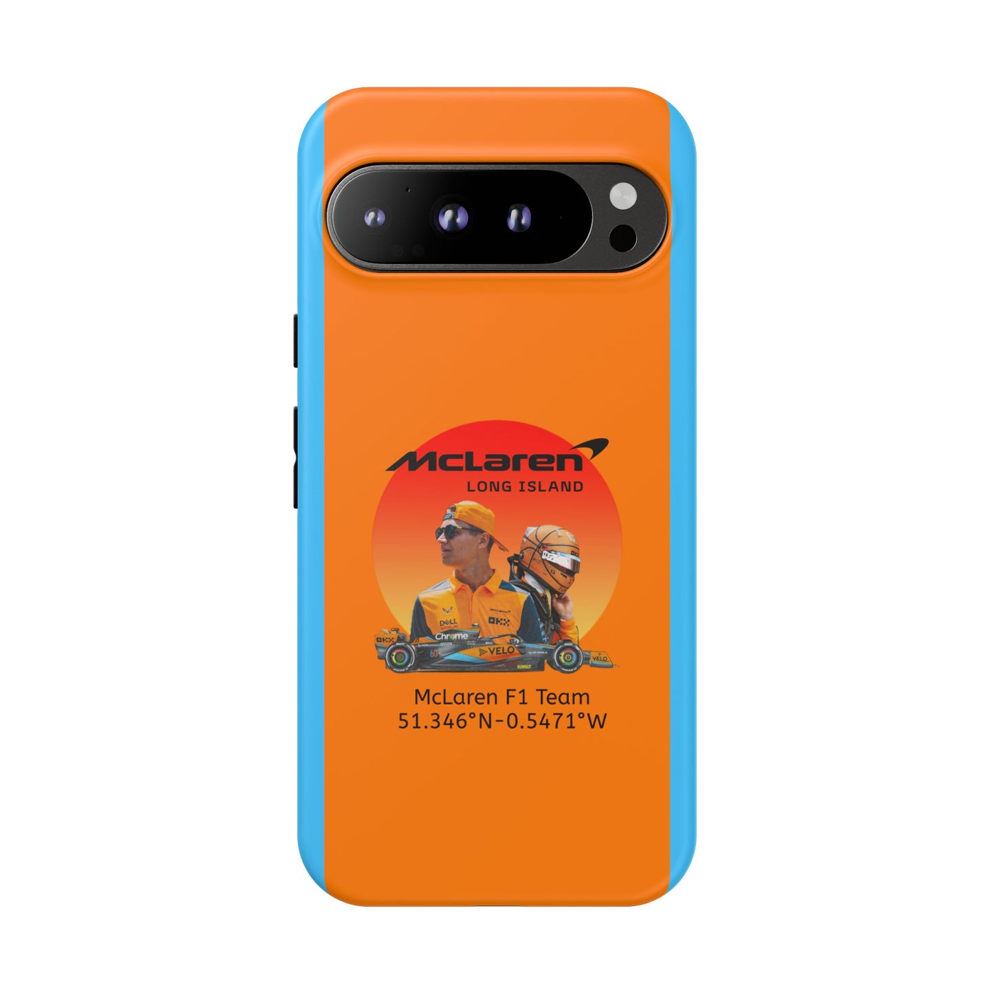 McLaren Long Island McLaren F1 inspired Lando Norris Impact-Resistant Phone Case - Sleek & Stylish