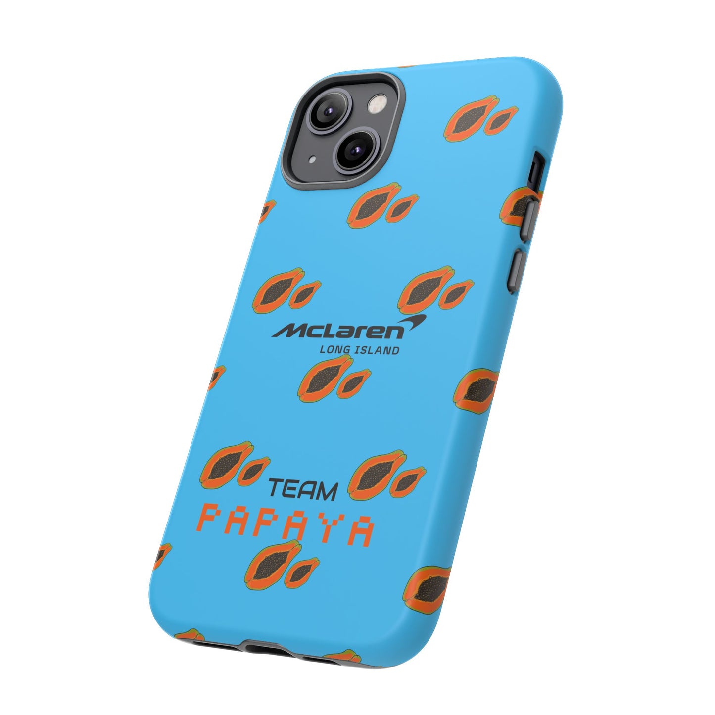McLaren Long Island Team Papaya Impact-Resistant Phone Case - Sleek & Stylish