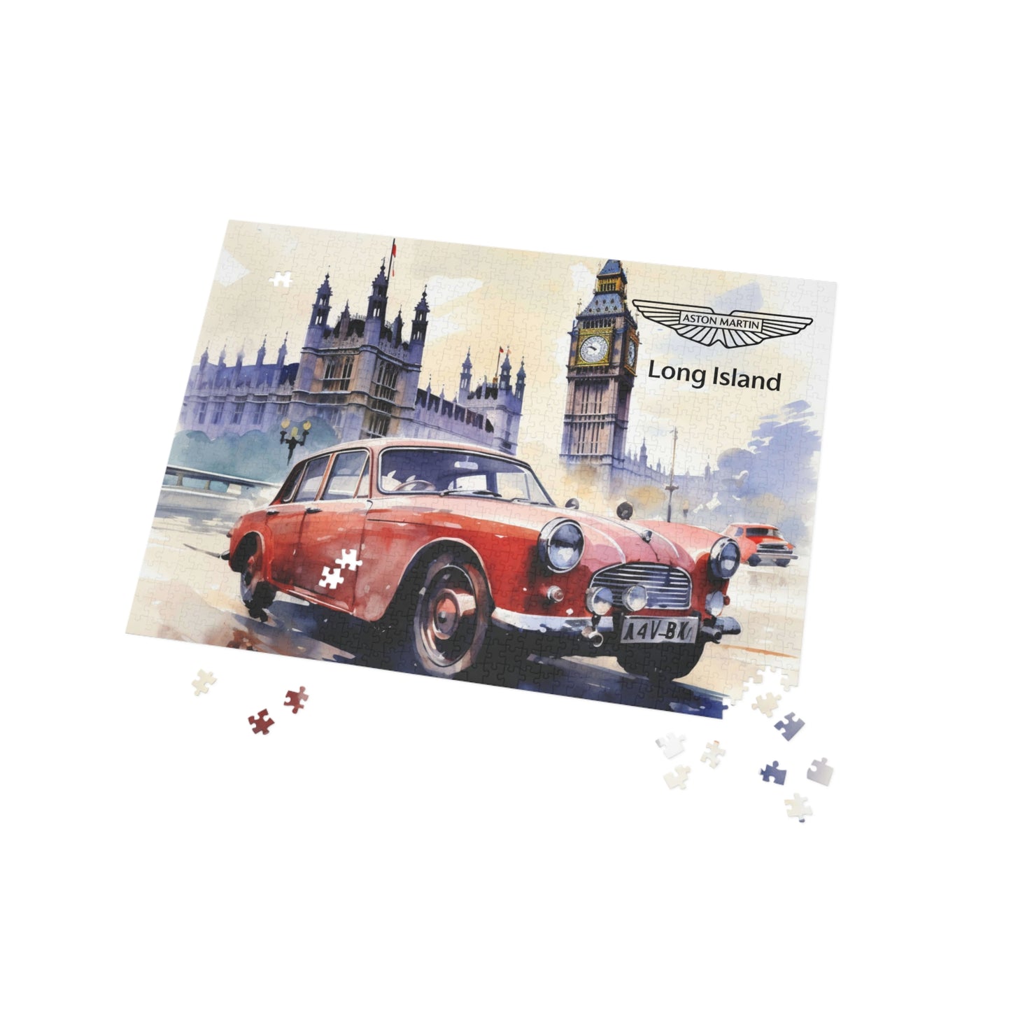 Aston Martin Long Island DB2 Inspired Puzzle - 96, 252, 500, 1000-Piece Options