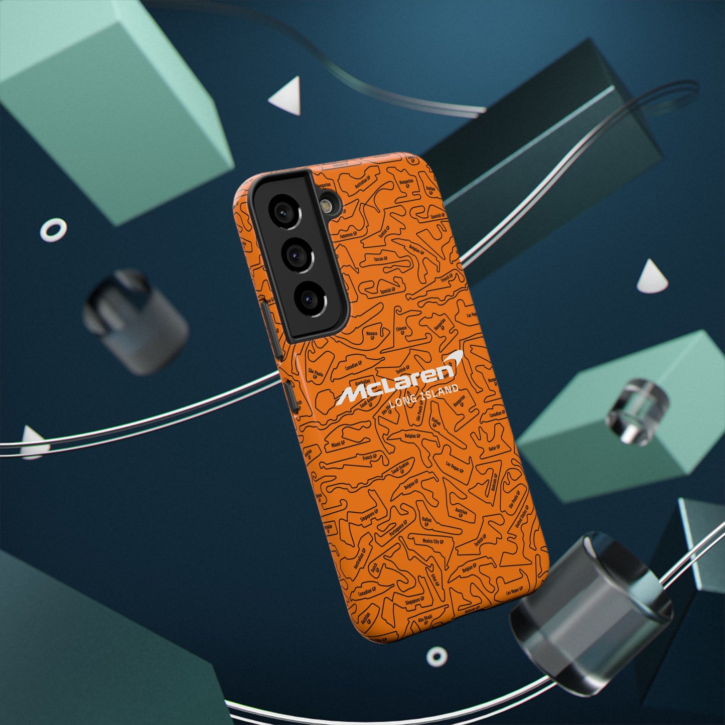 McLaren Long Island F1 race Track Inspired Impact-Resistant Phone Case