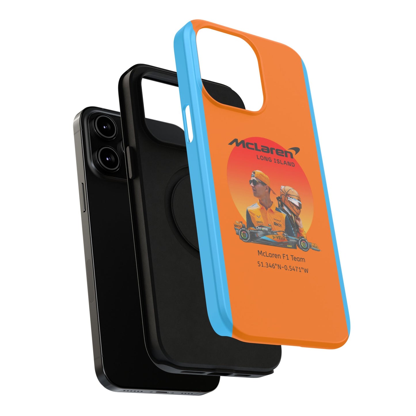 McLaren Long Island McLaren F1 inspired Lando Norris Impact-Resistant Phone Case - Sleek & Stylish