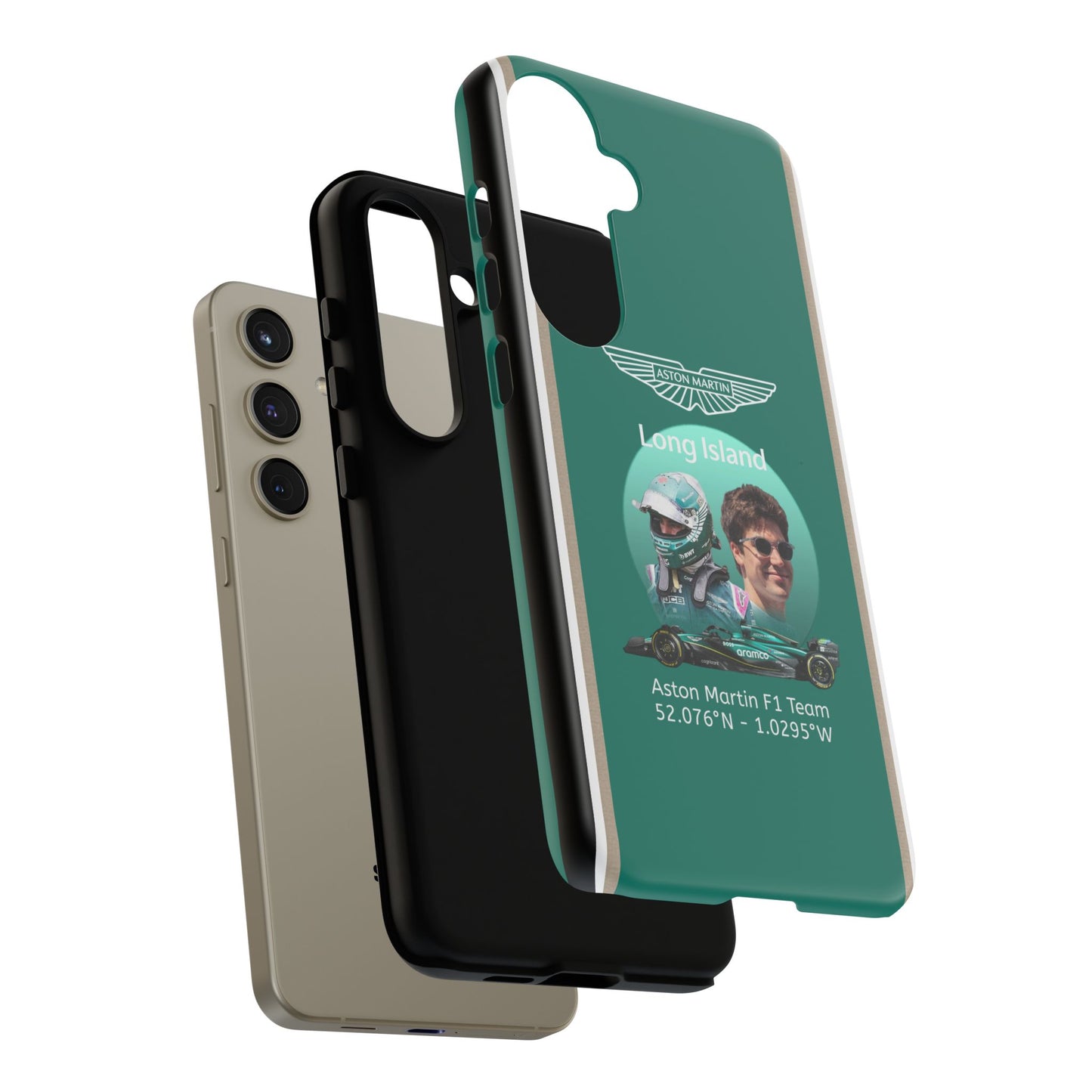 Aston Martin Long Island F1 inspired Lance Stroll Impact-Resistant Phone Case - Sleek & Stylish