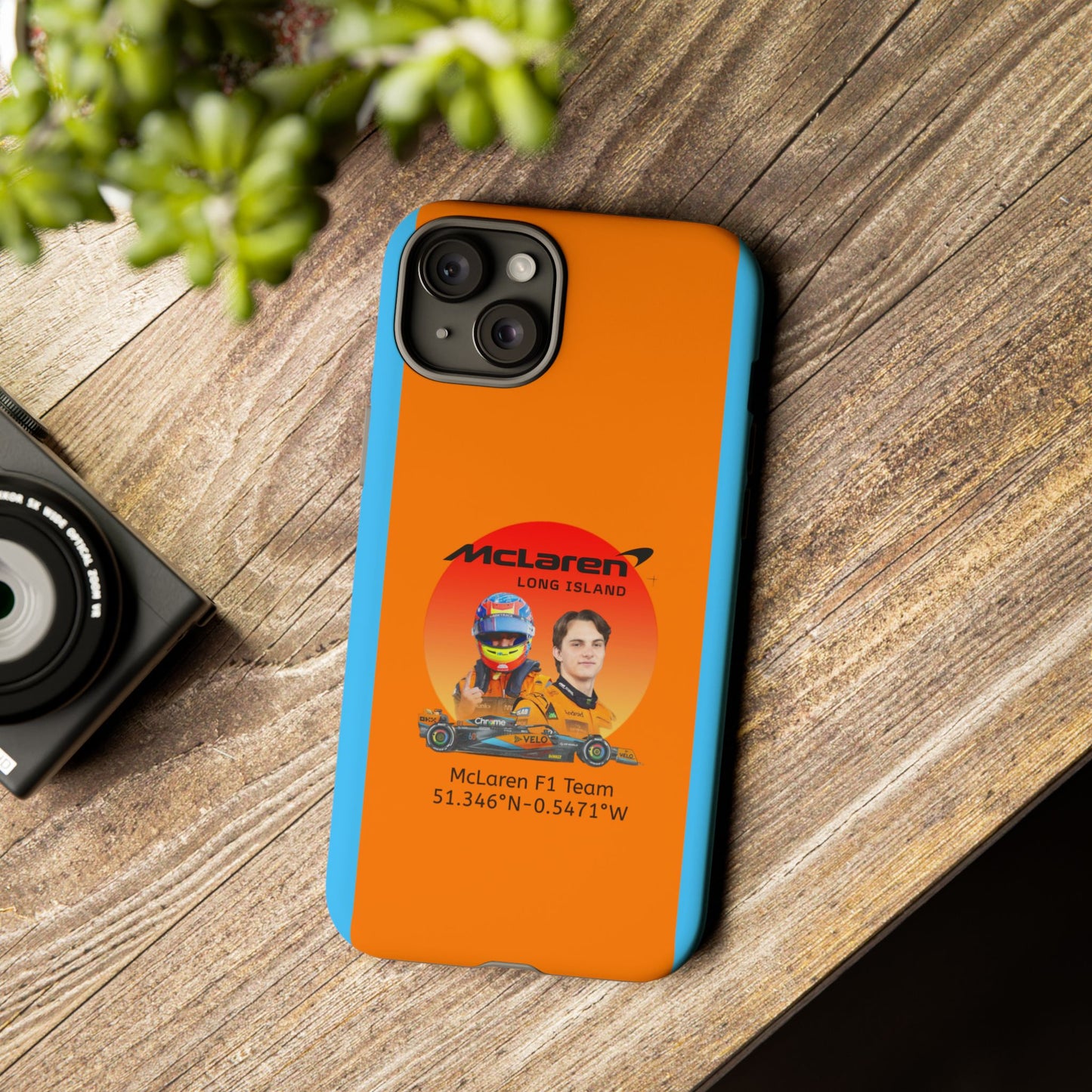 McLaren Long Island McLaren F1 inspired Oscar Piastri Impact-Resistant Phone Case - Sleek & Stylish