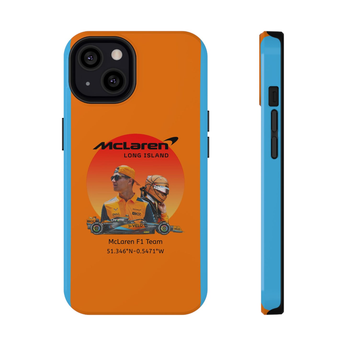 McLaren Long Island McLaren F1 inspired Lando Norris Impact-Resistant Phone Case - Sleek & Stylish