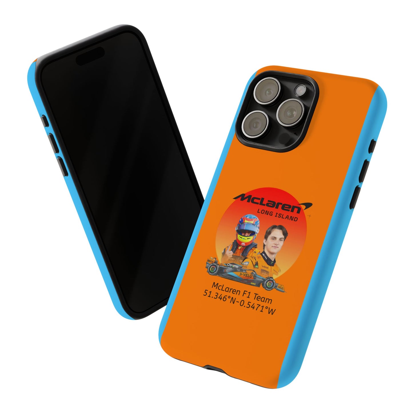 McLaren Long Island McLaren F1 inspired Oscar Piastri Impact-Resistant Phone Case - Sleek & Stylish