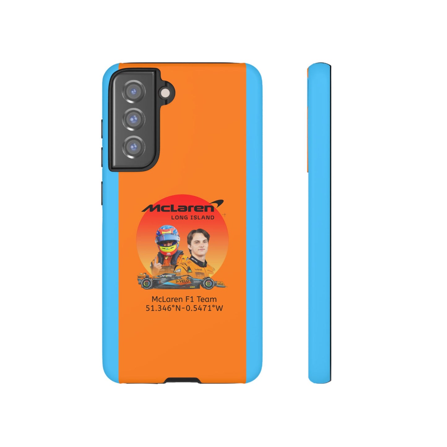 McLaren Long Island McLaren F1 inspired Oscar Piastri Impact-Resistant Phone Case - Sleek & Stylish