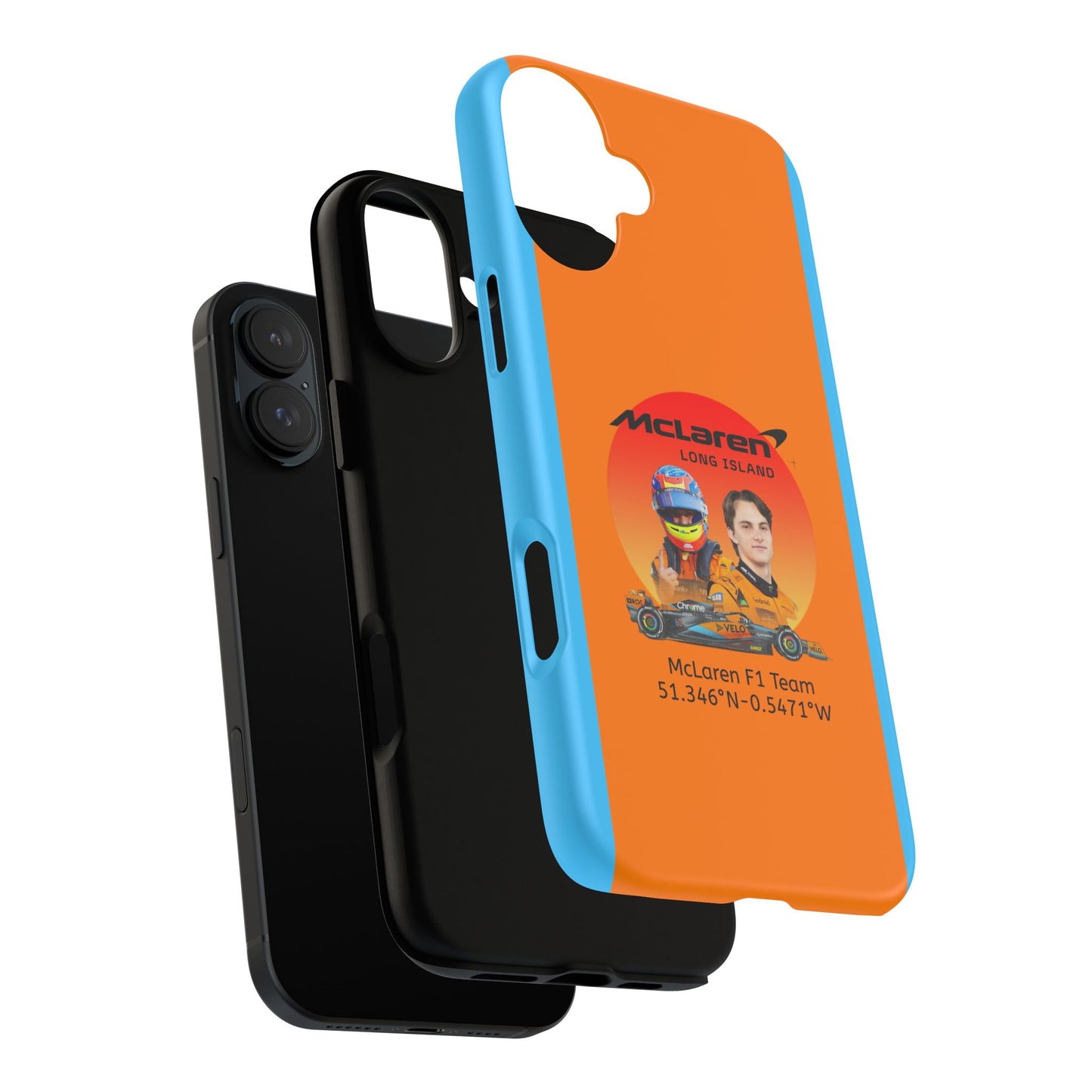 McLaren Long Island McLaren F1 inspired Oscar Piastri Impact-Resistant Phone Case - Sleek & Stylish