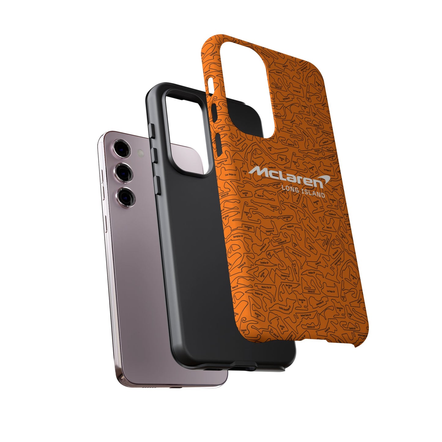 McLaren Long Island F1 race Track Inspired Impact-Resistant Phone Case