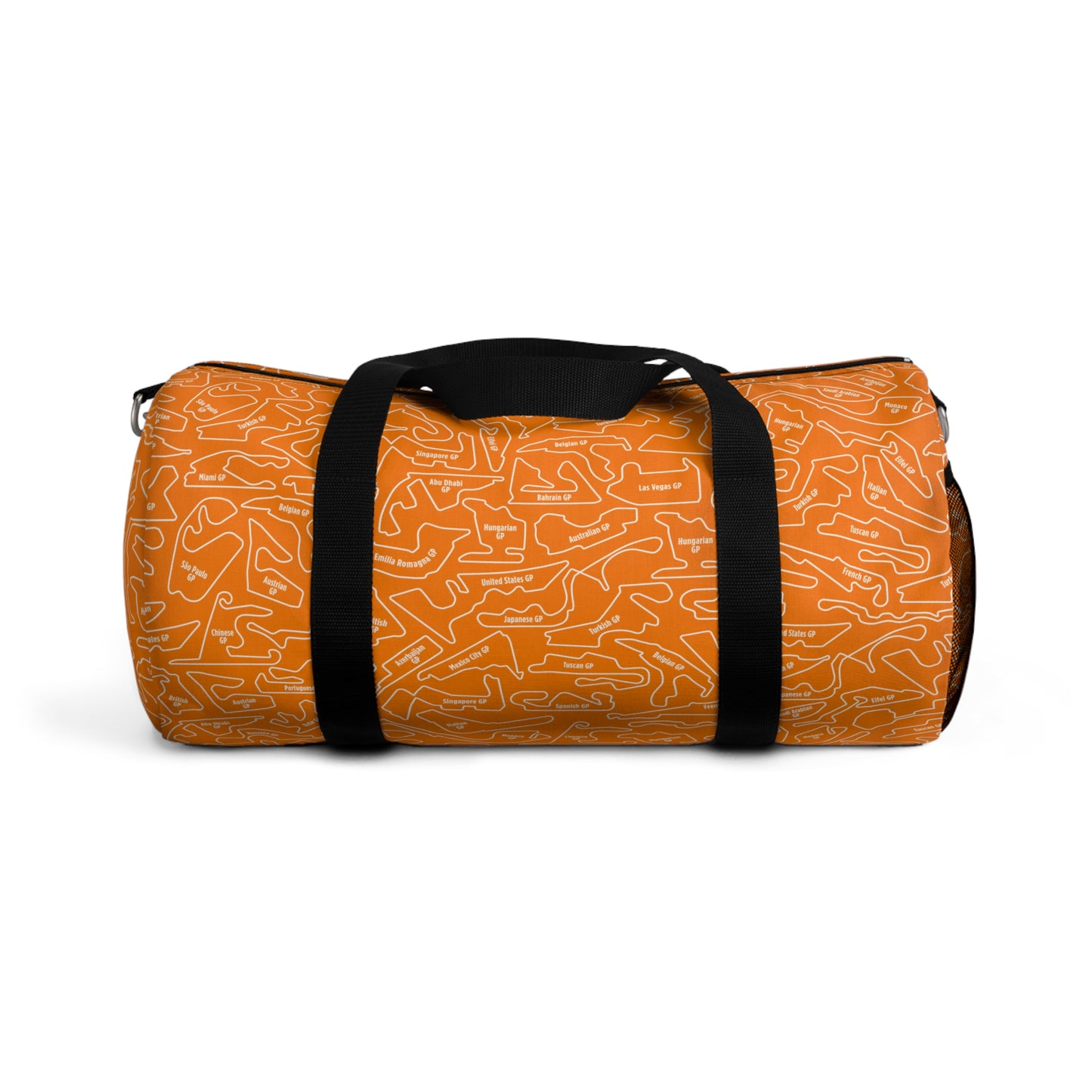 McLaren Long Island F1 Racetrack Vibrant Papaya Travel Duffel Bag