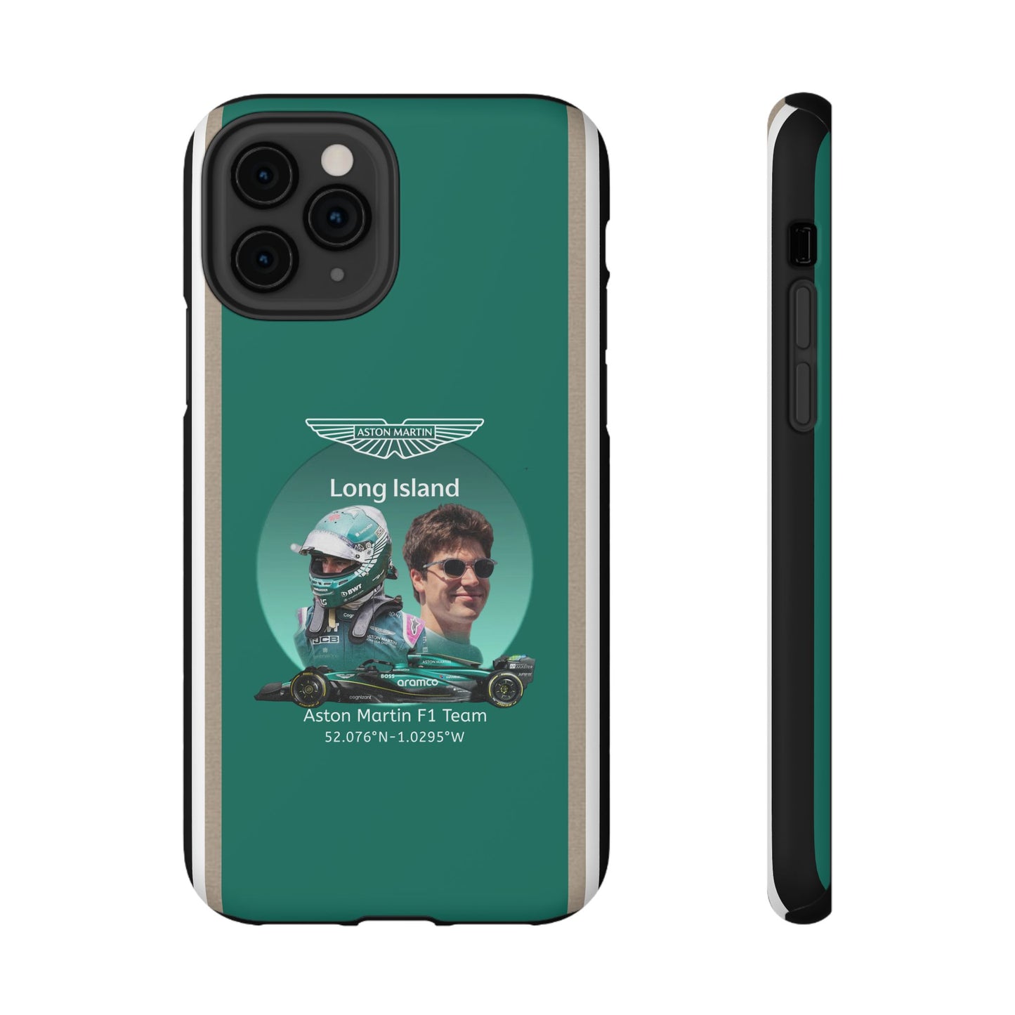 Aston Martin Long Island F1 inspired Lance Stroll Impact-Resistant Phone Case - Sleek & Stylish