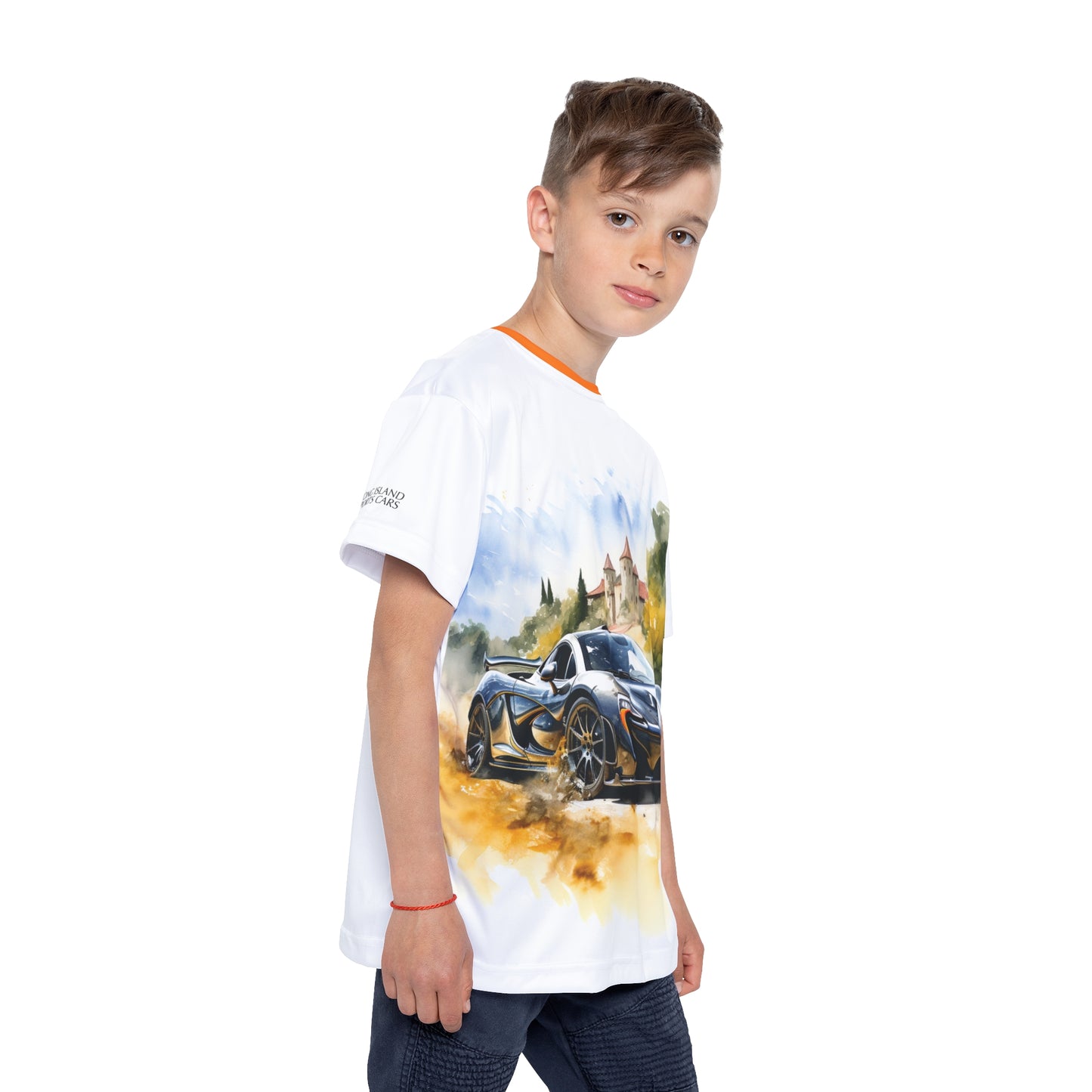 Kids Sports Jersey - McLaren P1 Design for Young Speed Enthusiasts