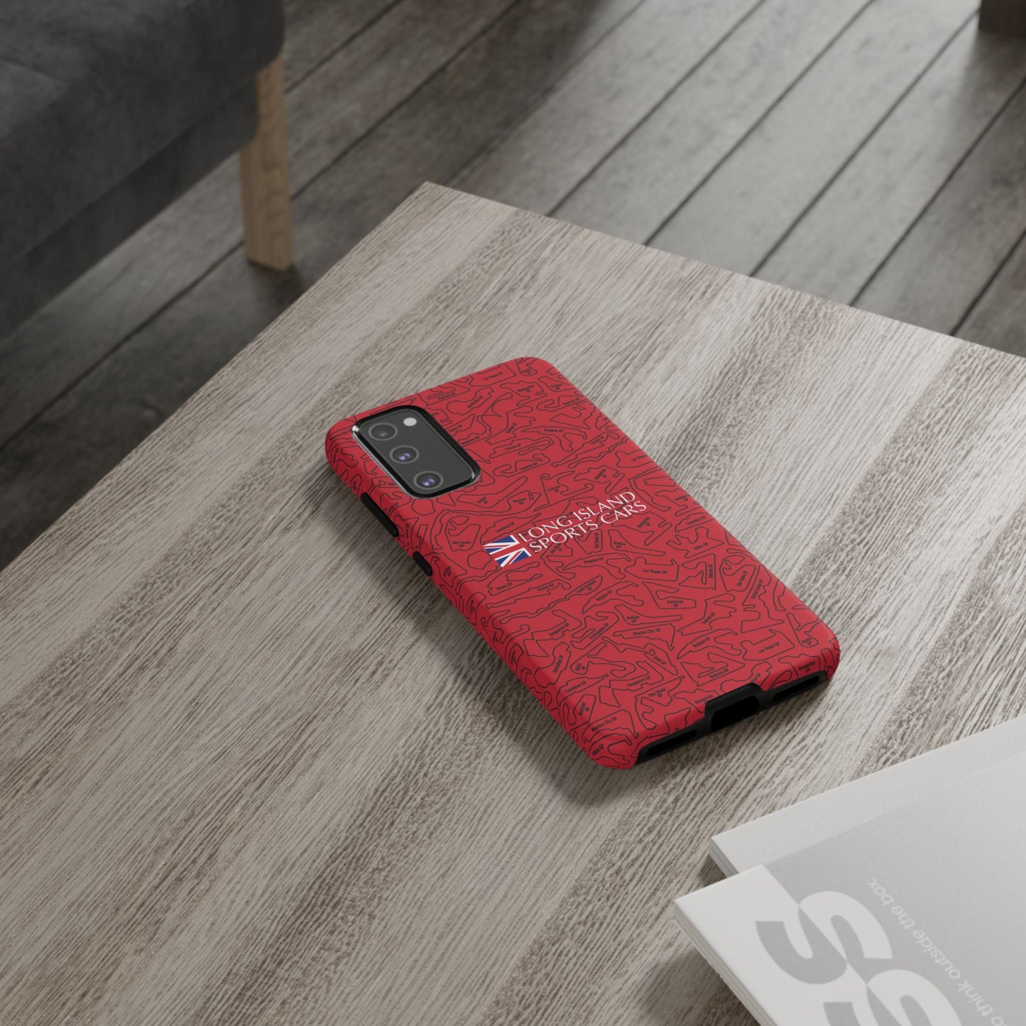 Long Island Sports Cars F1 race Track Inspired Impact-Resistant Phone Case