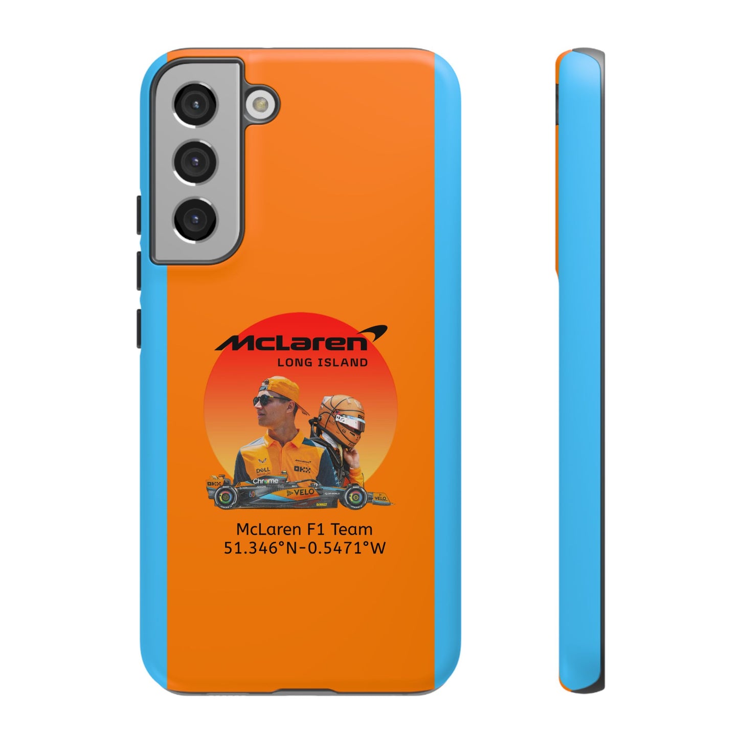 McLaren Long Island McLaren F1 inspired Lando Norris Impact-Resistant Phone Case - Sleek & Stylish