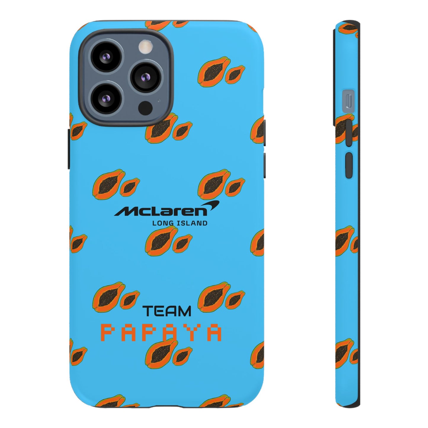 McLaren Long Island Team Papaya Impact-Resistant Phone Case - Sleek & Stylish