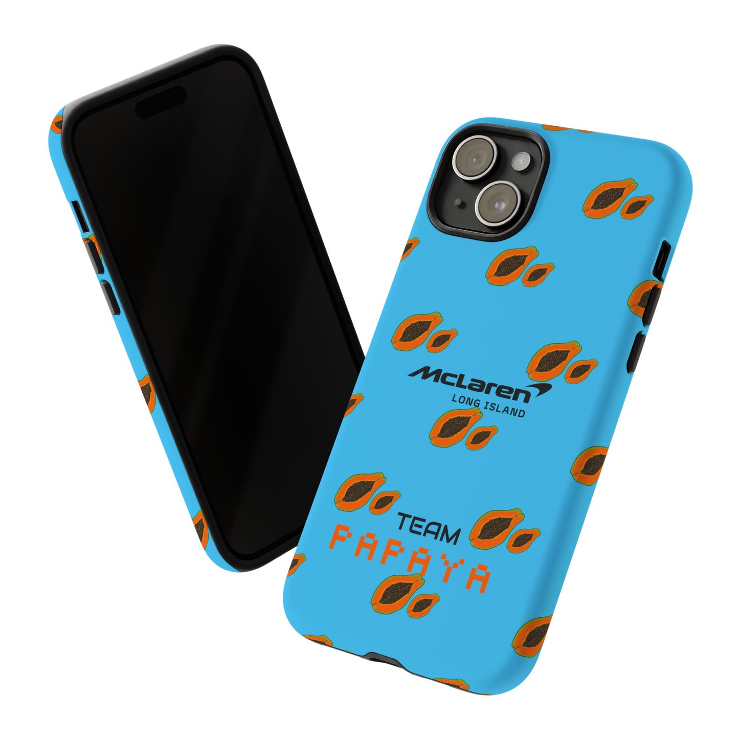 McLaren Long Island Team Papaya Impact-Resistant Phone Case - Sleek & Stylish