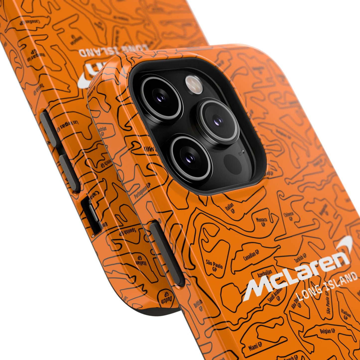 McLaren Long Island F1 race Track Inspired Impact-Resistant Phone Case