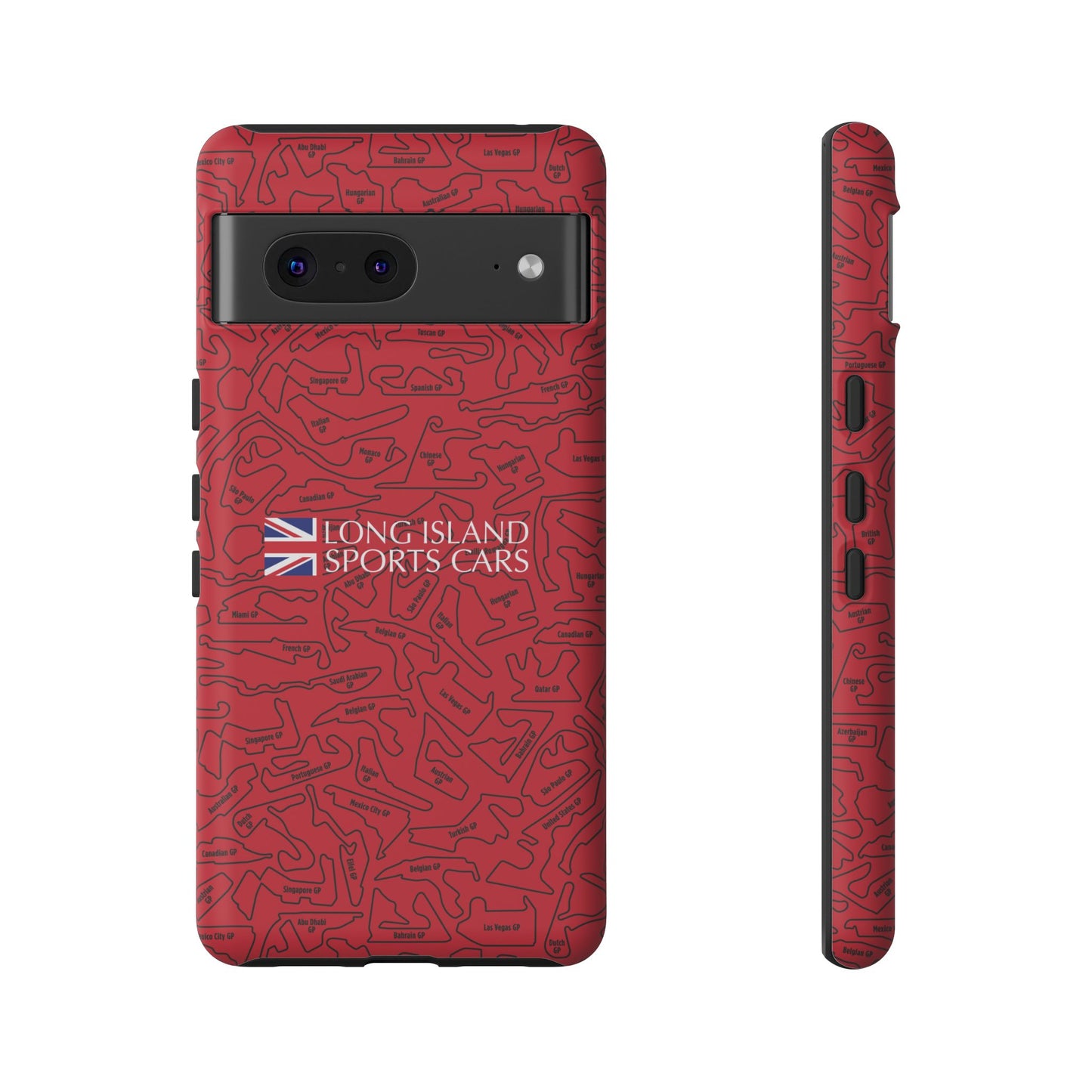 Long Island Sports Cars F1 race Track Inspired Impact-Resistant Phone Case