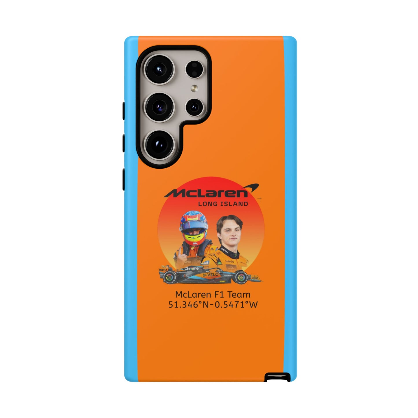 McLaren Long Island McLaren F1 inspired Oscar Piastri Impact-Resistant Phone Case - Sleek & Stylish