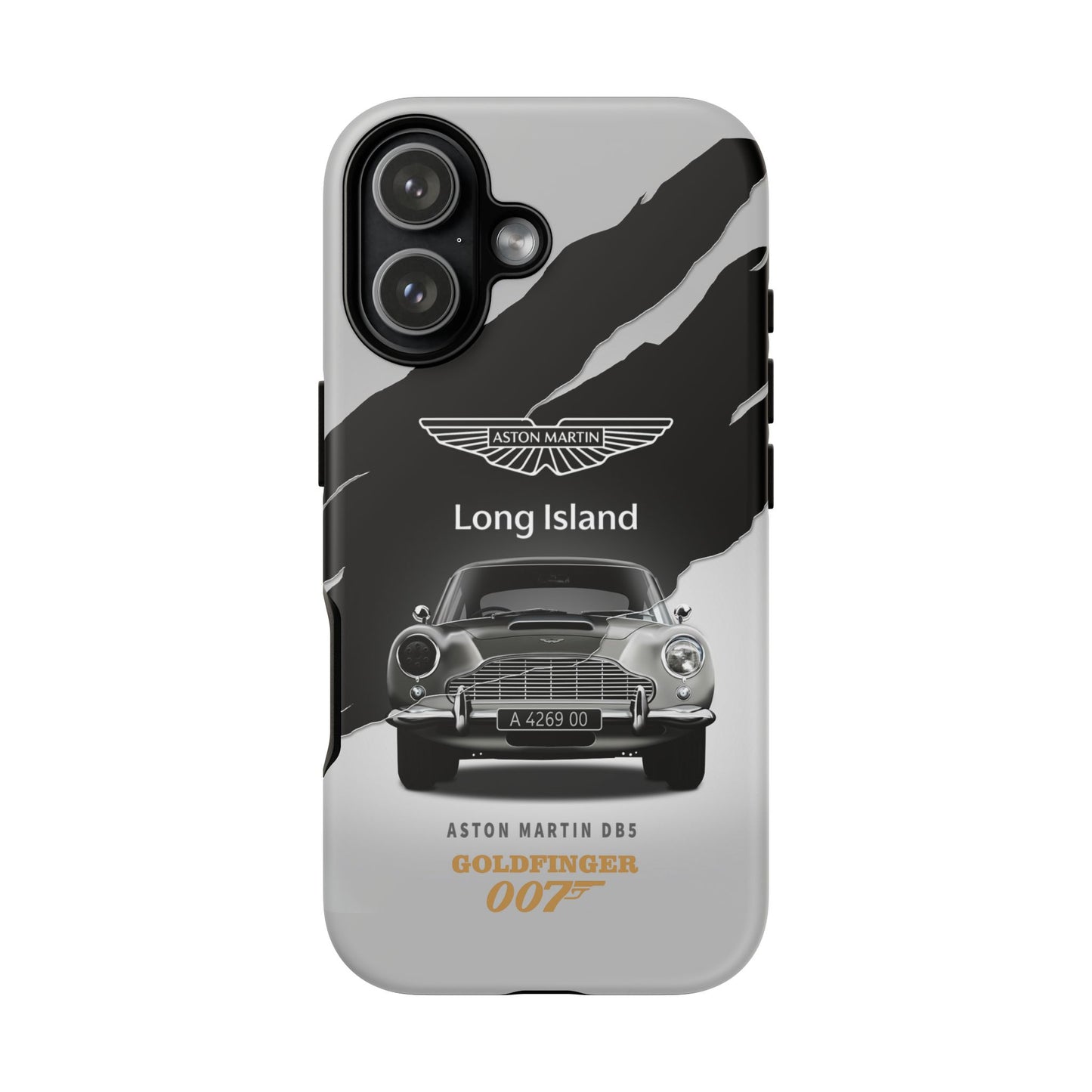 Aston Martin Long Island Phone Case Aston Martin DB5 Goldfinger 007 inspired Phone case (iPhone 8-17)