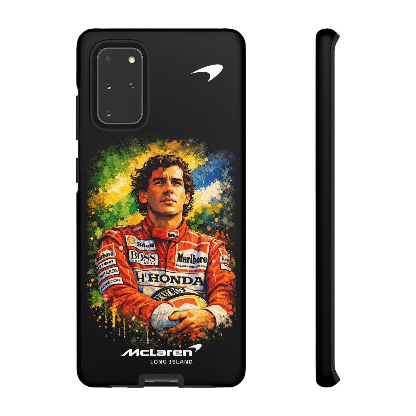 McLaren Long Island "Always Senna" Ayrton Senna Inspired Impact-Resistant Phone Case | Durable Protection for Car Enthusiasts