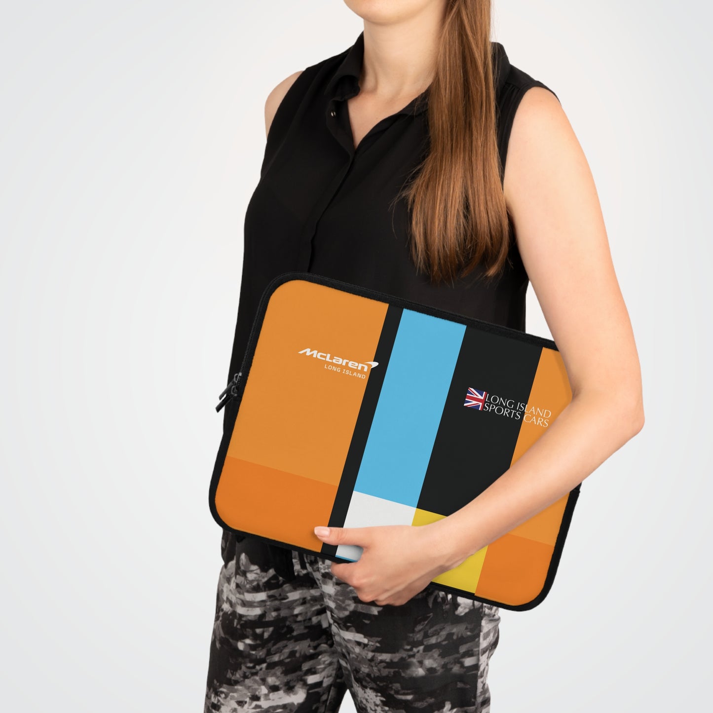 McLaren Long Island Orange Papaya Laptop Sleeve