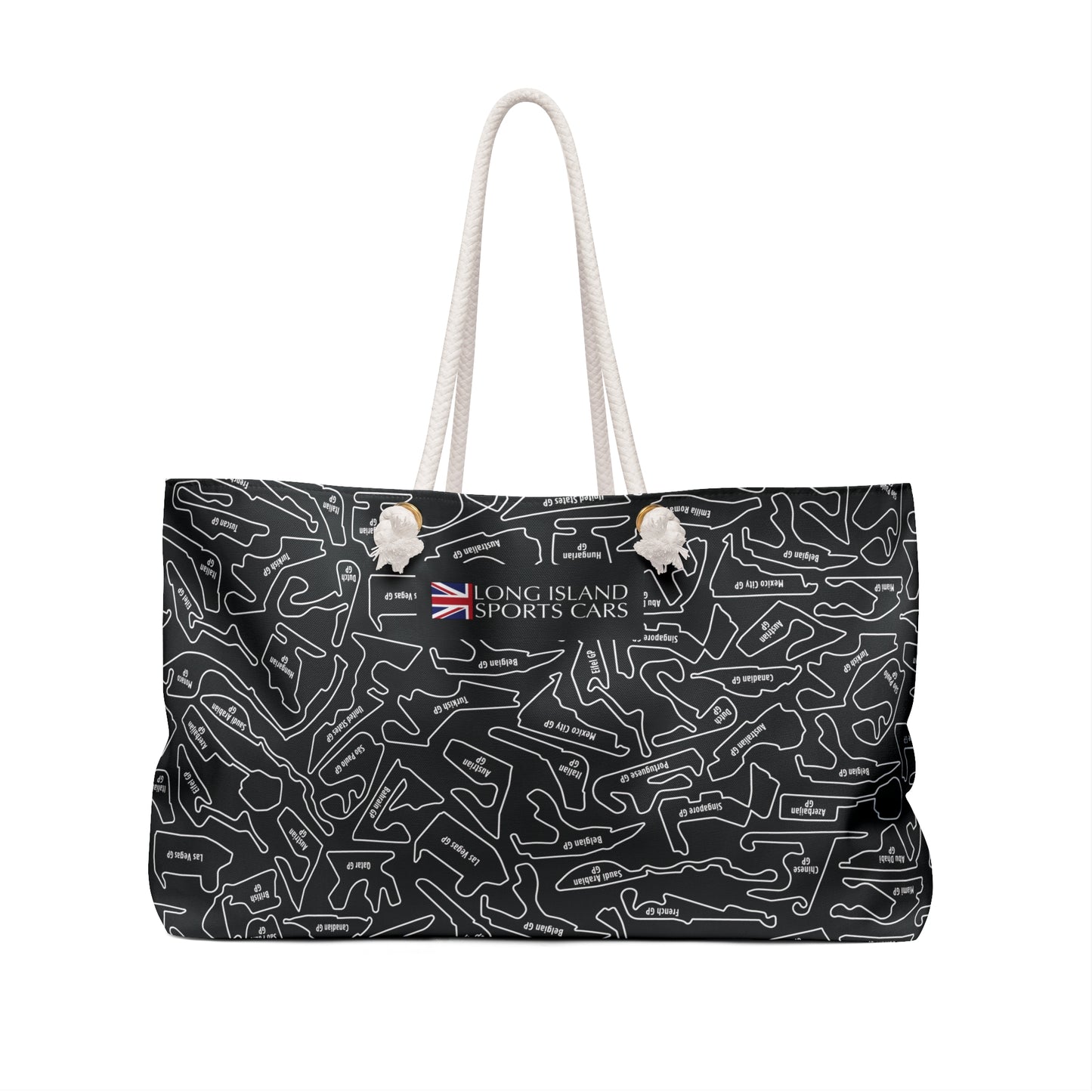 Long Island Sports Cars F1 Racetrack Stylish Weekender Bag