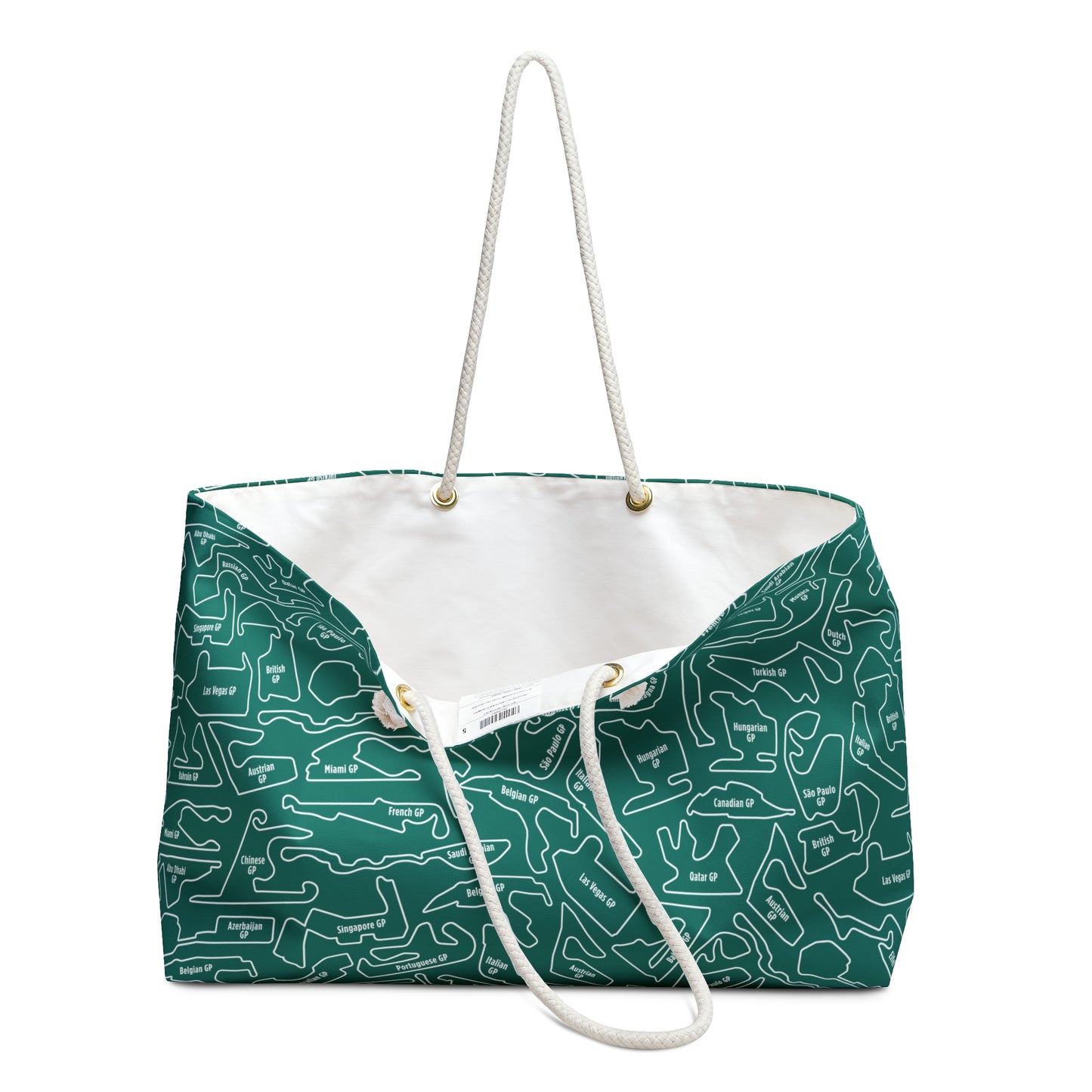 Aston Martin  Long Island  F1 Racetrack Stylish Weekender Bag