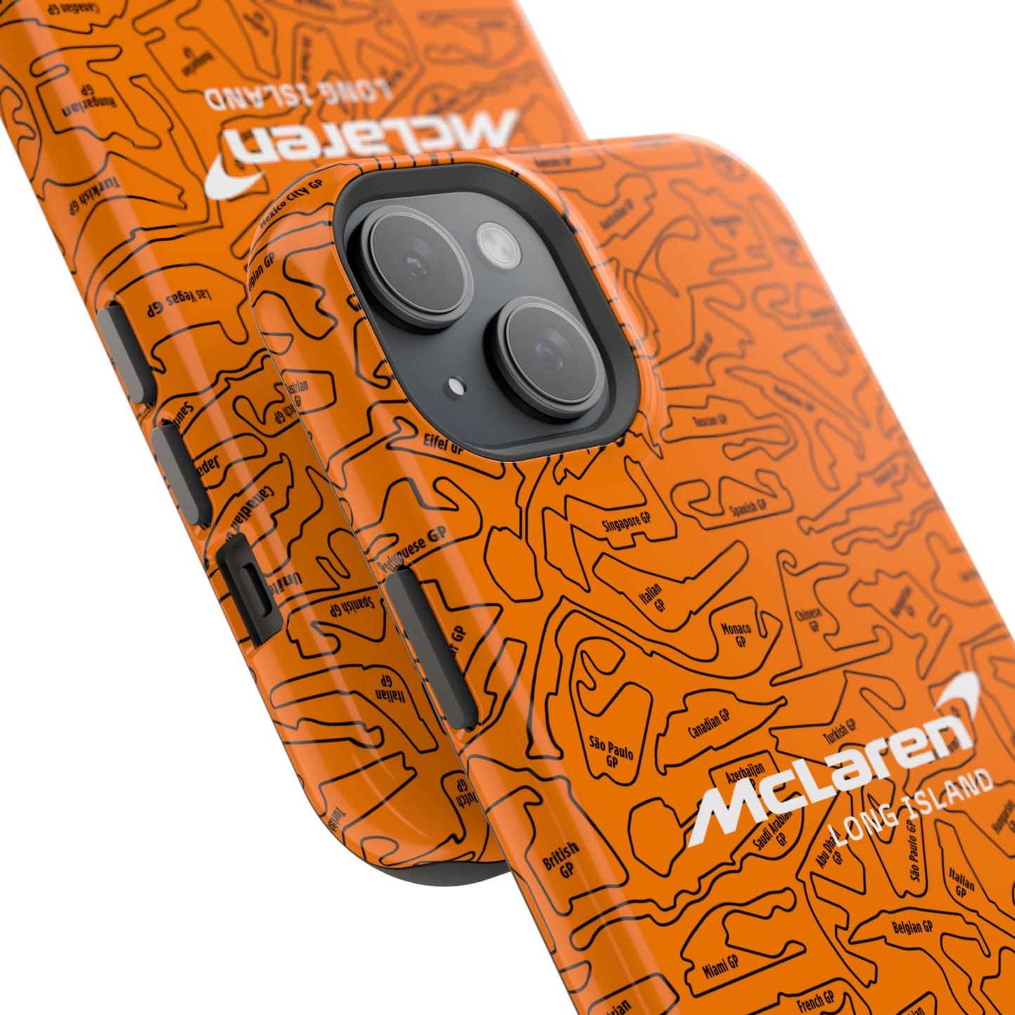 McLaren Long Island F1 race Track Inspired Impact-Resistant Phone Case