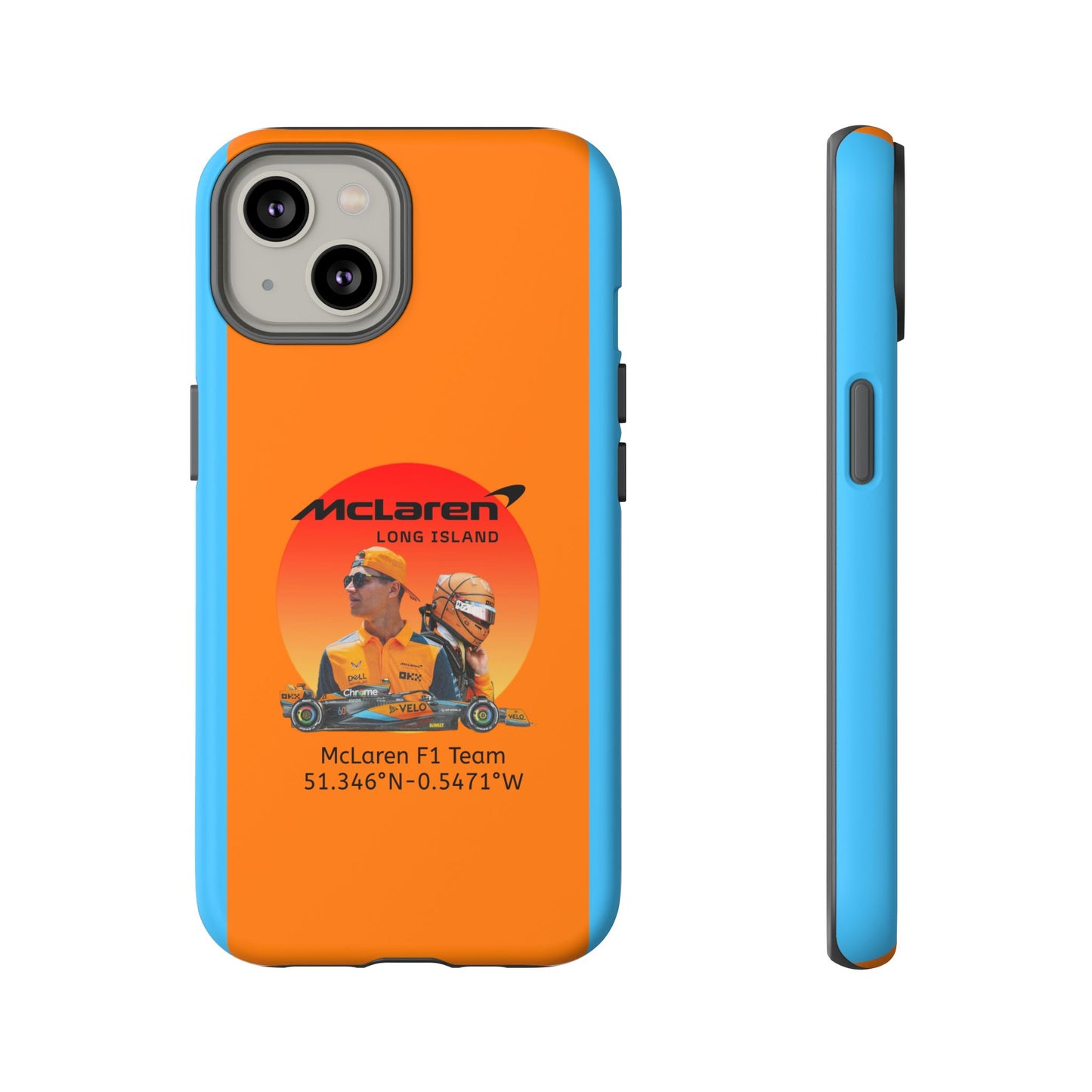 McLaren Long Island McLaren F1 inspired Lando Norris Impact-Resistant Phone Case - Sleek & Stylish