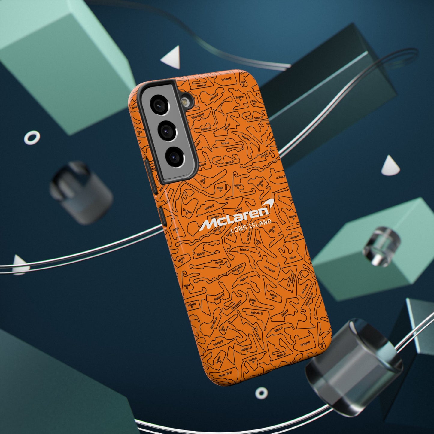 McLaren Long Island F1 race Track Inspired Impact-Resistant Phone Case