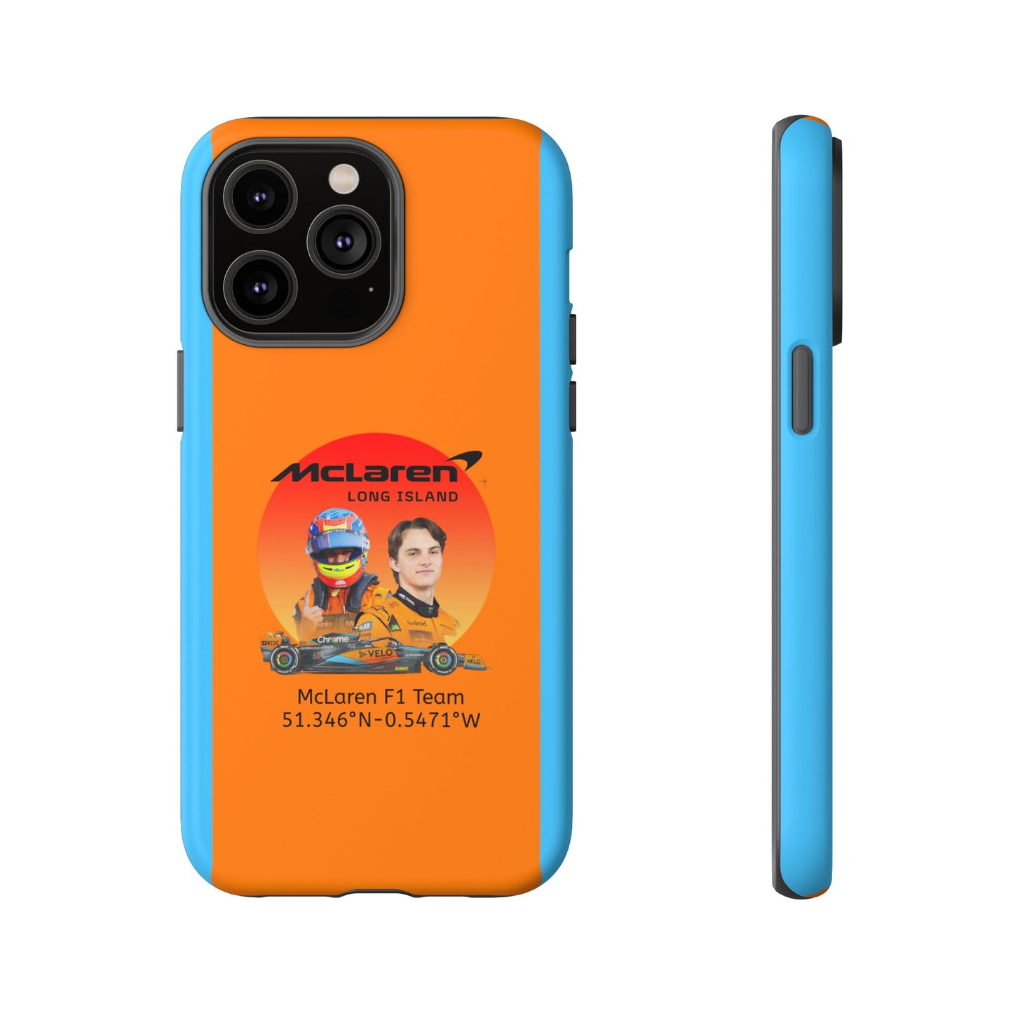 McLaren Long Island McLaren F1 inspired Oscar Piastri Impact-Resistant Phone Case - Sleek & Stylish